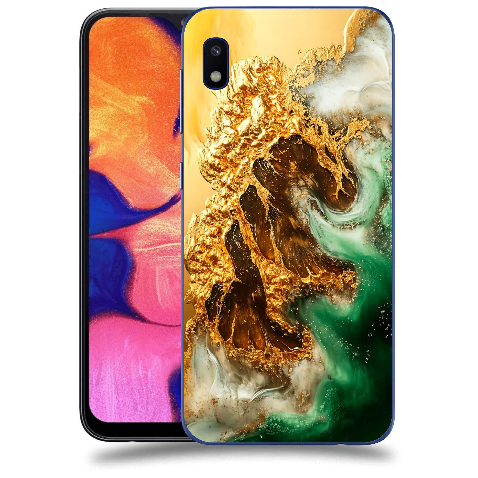 ACOVER Kryt na mobil Samsung Galaxy A10 A105F - Golden Moss II