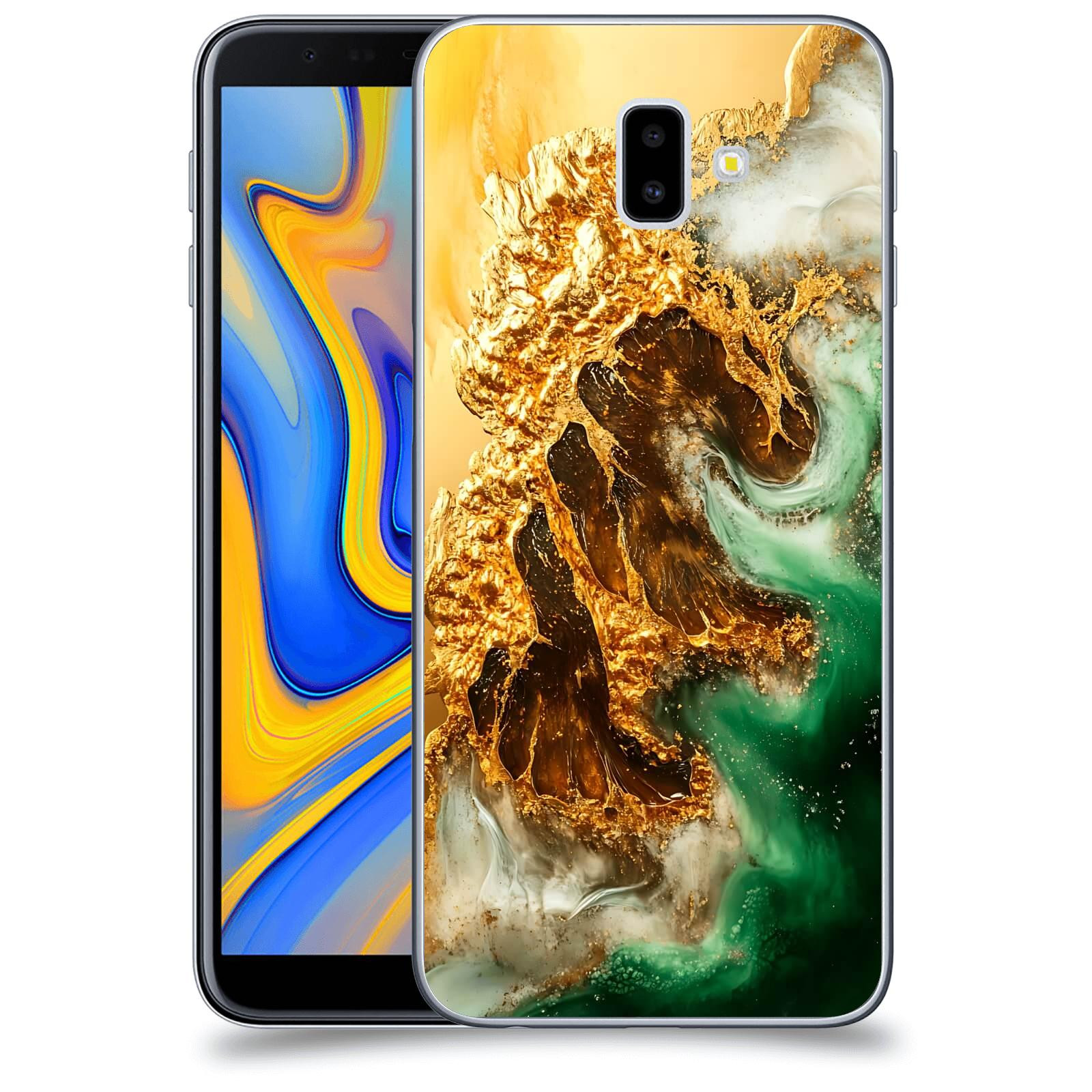 ACOVER Kryt na mobil Samsung Galaxy J6+ J610F - Golden Moss II