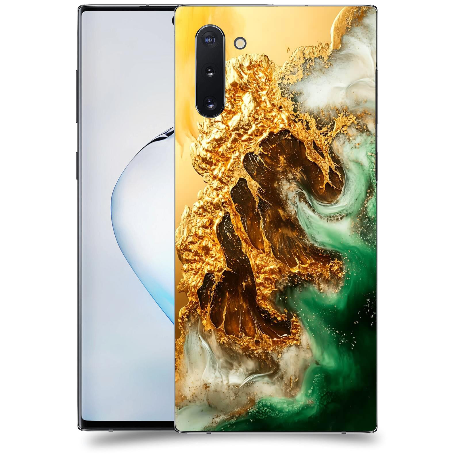 ACOVER Kryt na mobil Samsung Galaxy Note 10 N970F - Golden Moss II