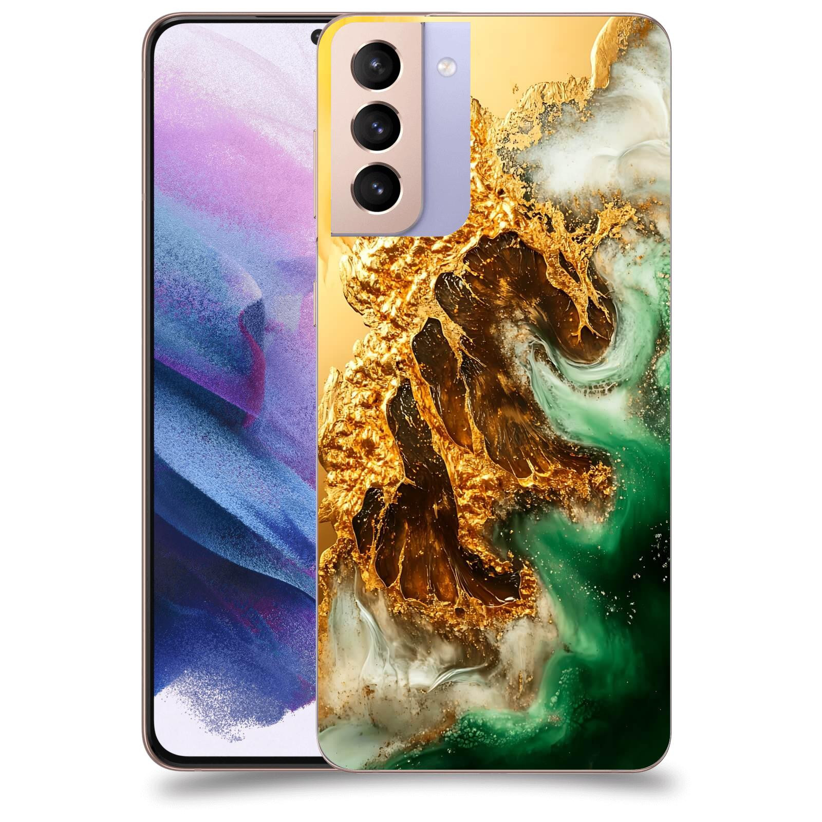 ACOVER Kryt na mobil Samsung Galaxy S21+ G996F - Golden Moss II