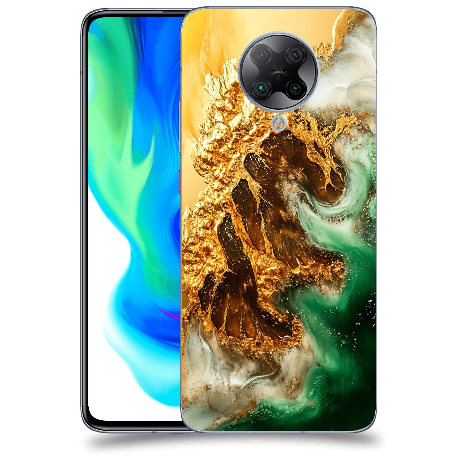ACOVER Kryt na mobil Xiaomi Poco F2 Pro - Golden Moss II