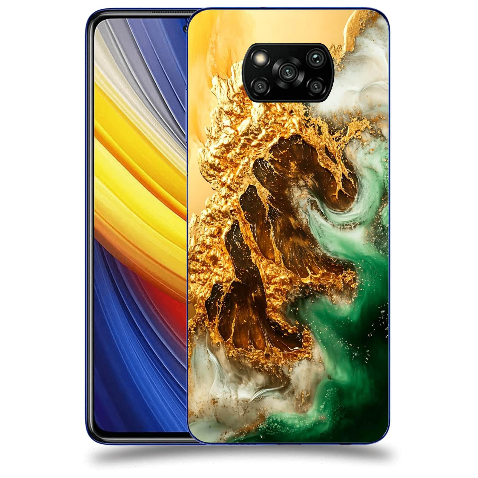 ACOVER Kryt na mobil Xiaomi Poco X3 Pro - Golden Moss II