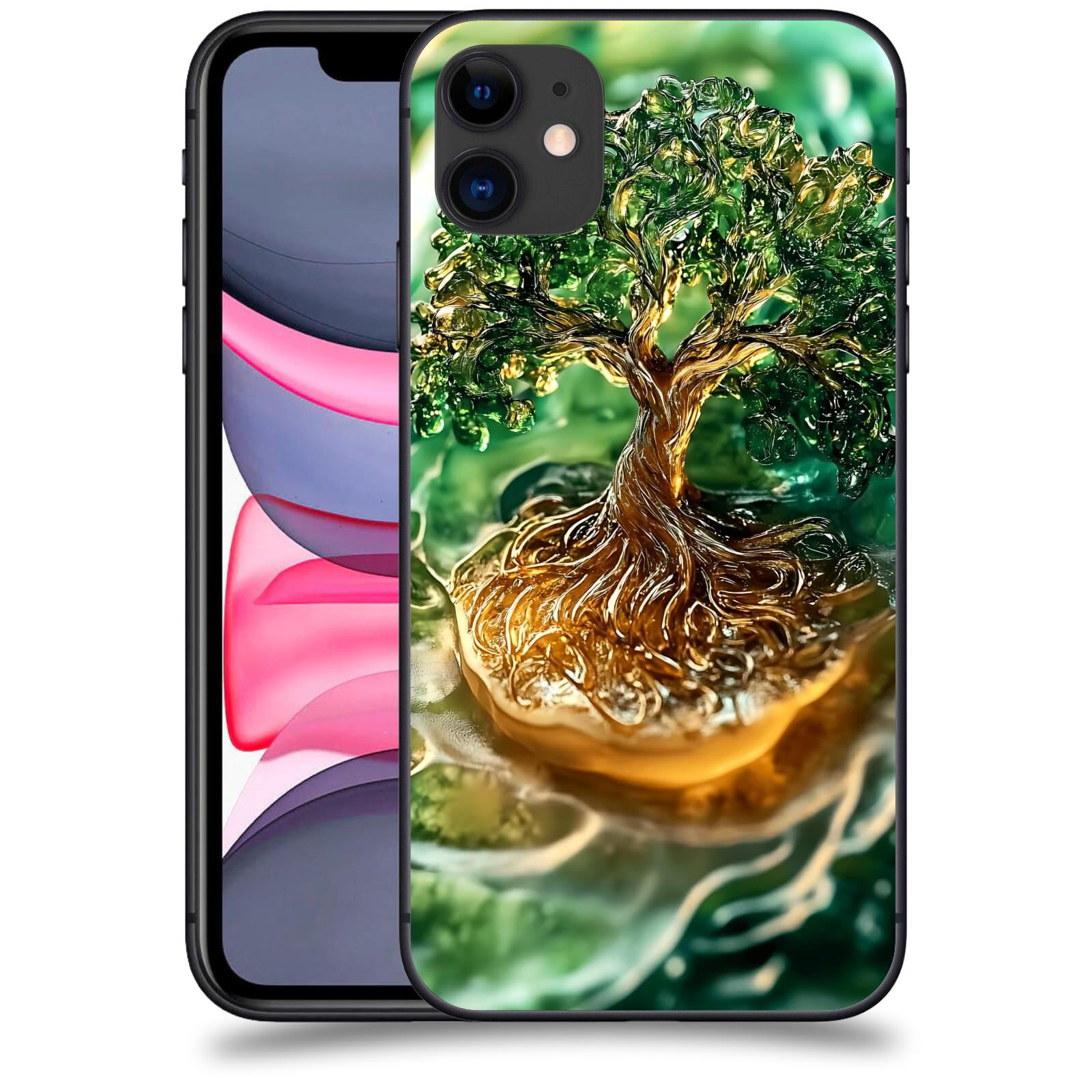 ACOVER Kryt na mobil Apple iPhone 11 - Golden Moss III