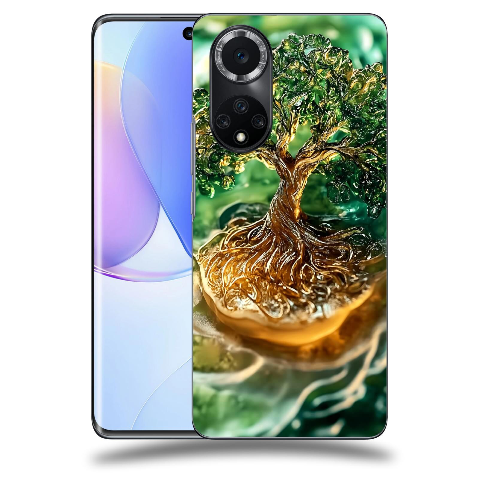 ACOVER Kryt na mobil Huawei Nova 9 - Golden Moss III