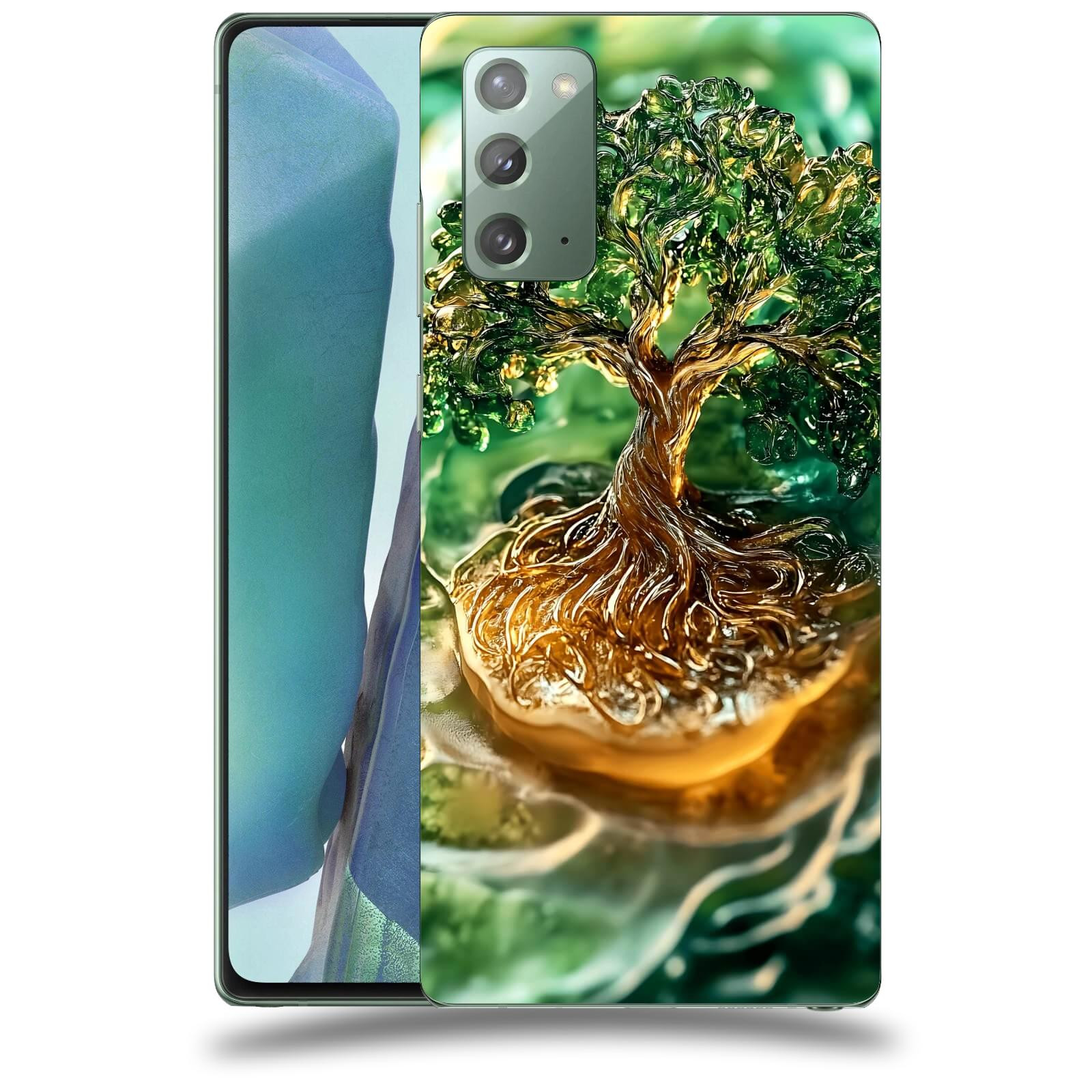 ACOVER Kryt na mobil Samsung Galaxy Note 20 - Golden Moss III