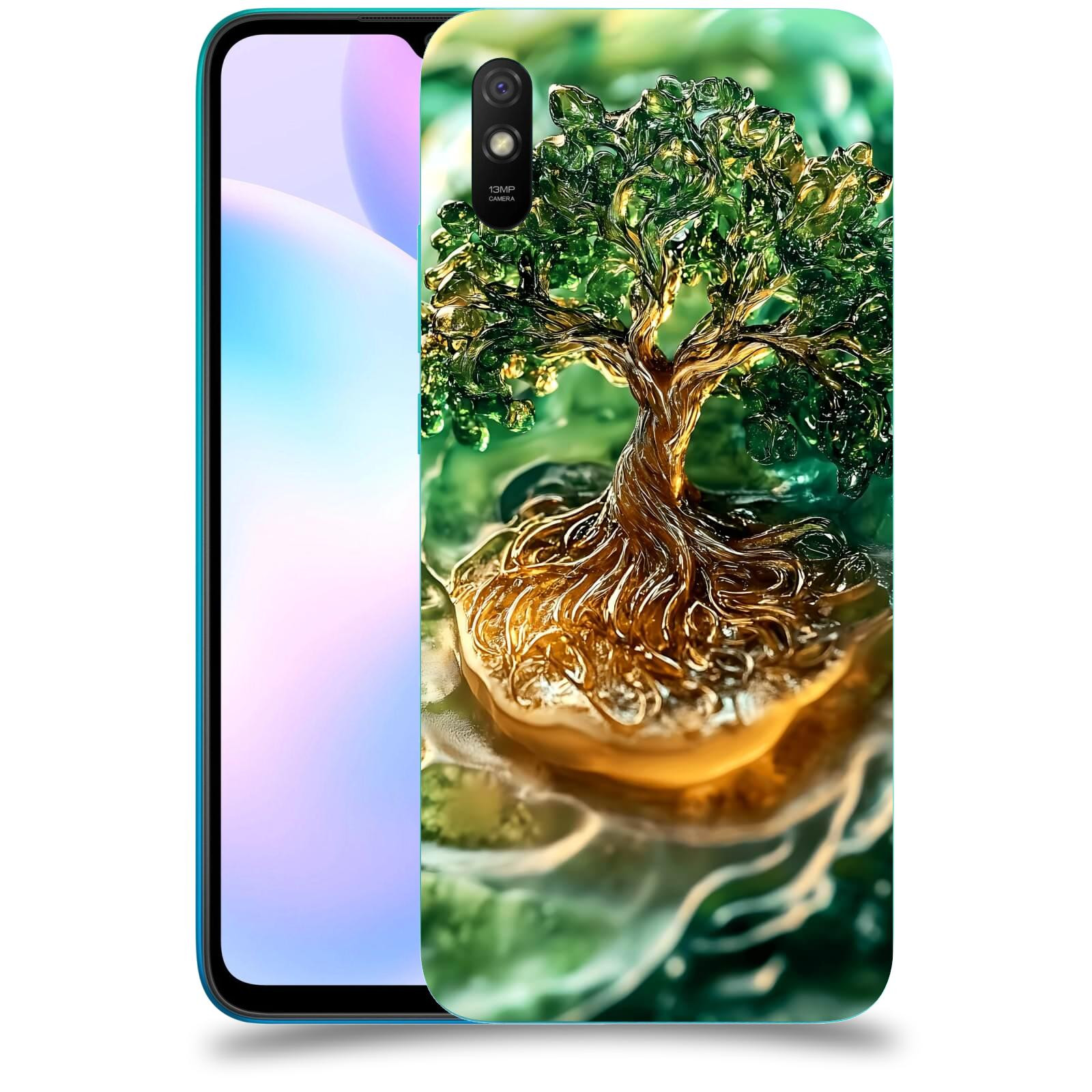 ACOVER Kryt na mobil Xiaomi Redmi 9AT - Golden Moss III