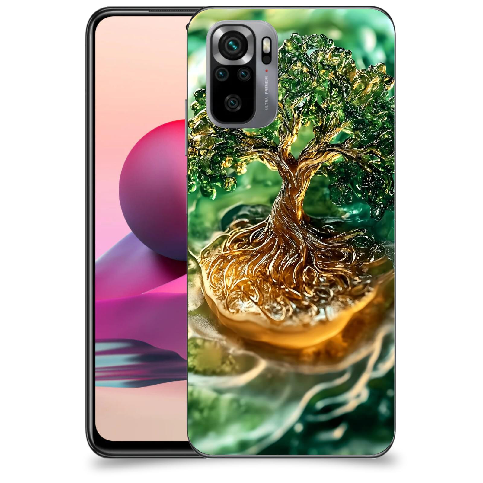 ACOVER Kryt na mobil Xiaomi Redmi Note 10S - Golden Moss III