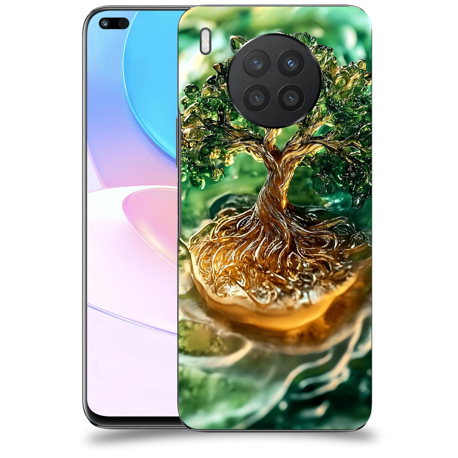 ACOVER Kryt na mobil Honor 50 Lite - Golden Moss III