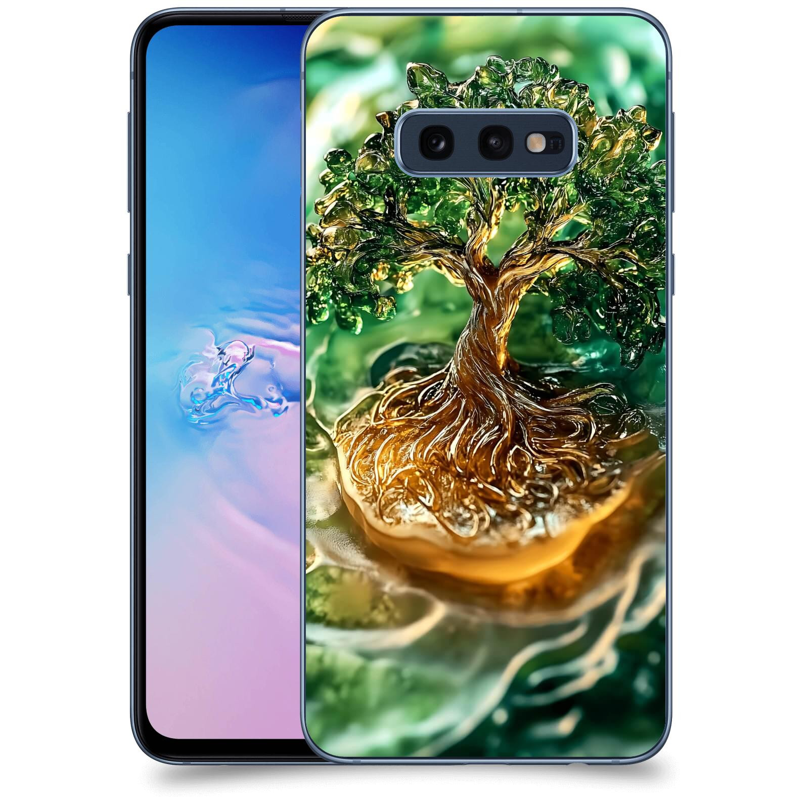 ACOVER Kryt na mobil Samsung Galaxy S10e G970 - Golden Moss III