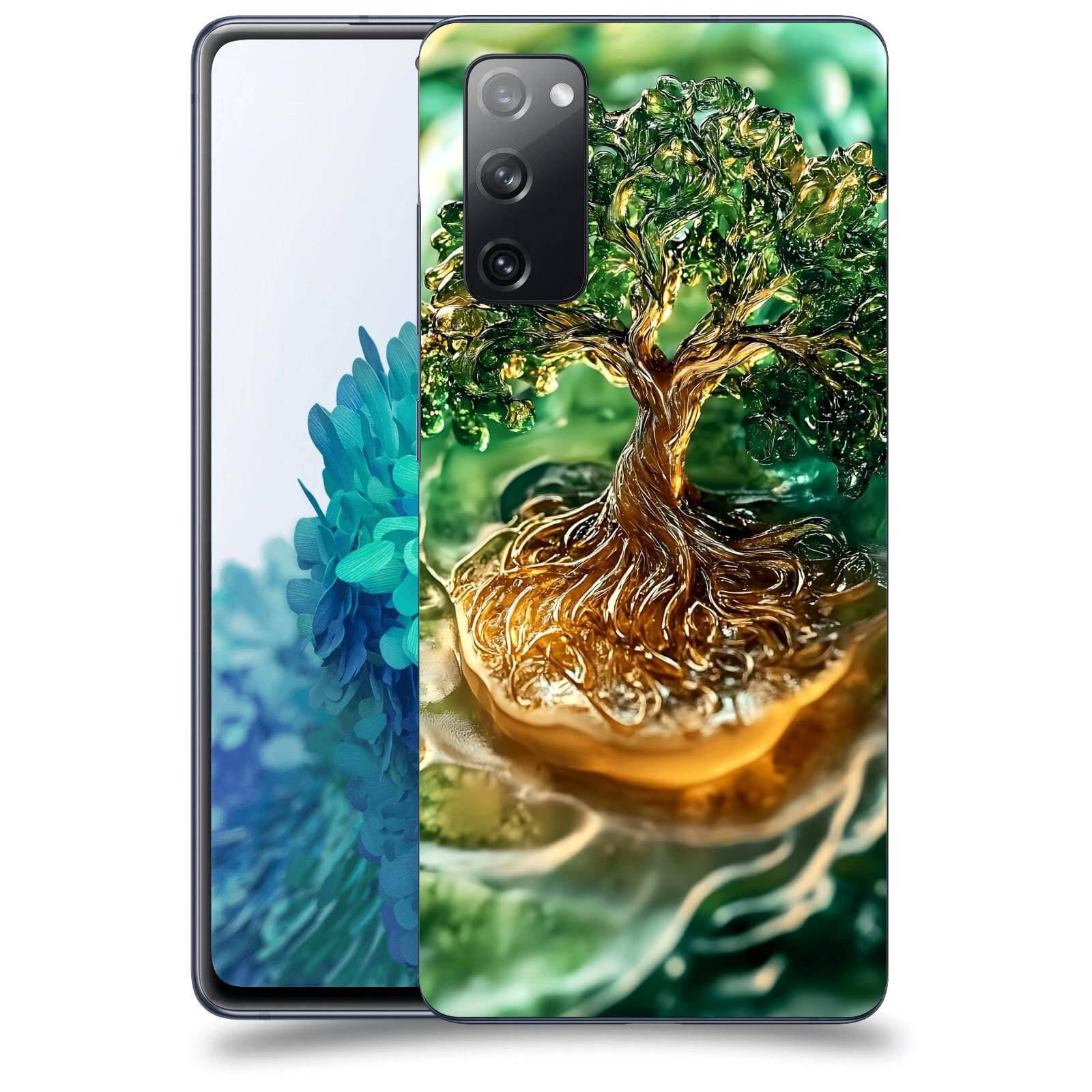 ACOVER Kryt na mobil Samsung Galaxy S20 FE - Golden Moss III