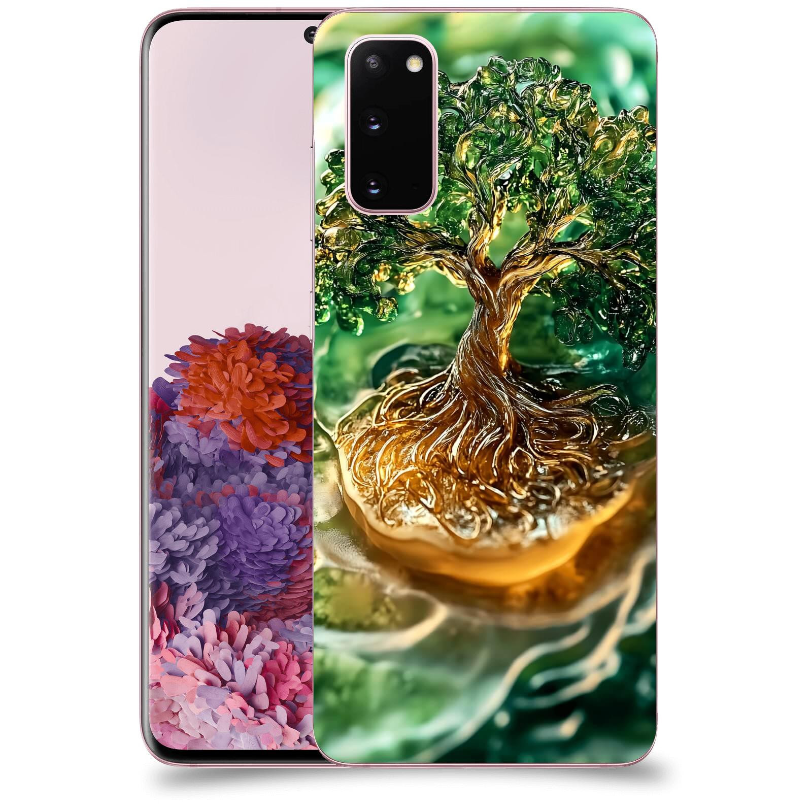 ACOVER Kryt na mobil Samsung Galaxy S20 G980F - Golden Moss III