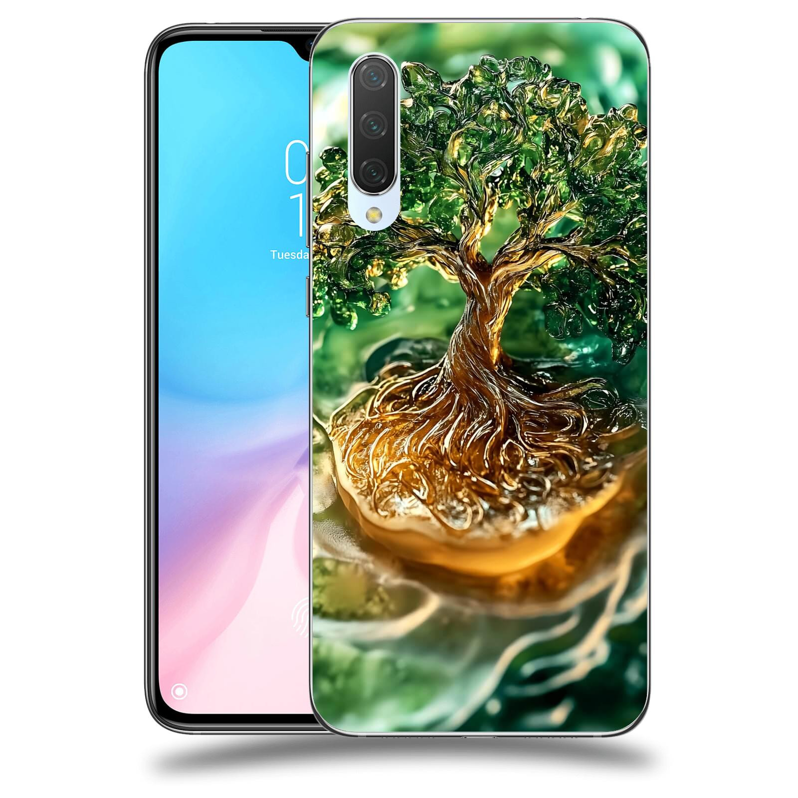 ACOVER Kryt na mobil Xiaomi Mi 9 Lite - Golden Moss III