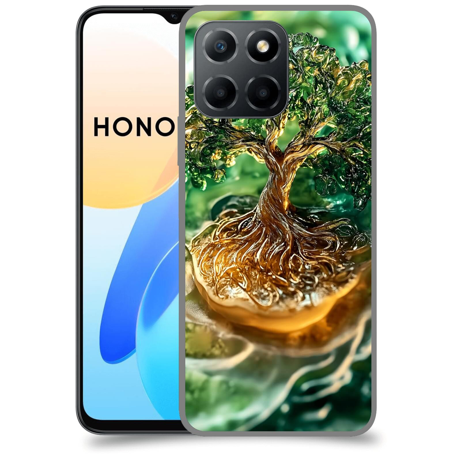 ACOVER Kryt na mobil Honor X8 4G - Golden Moss III