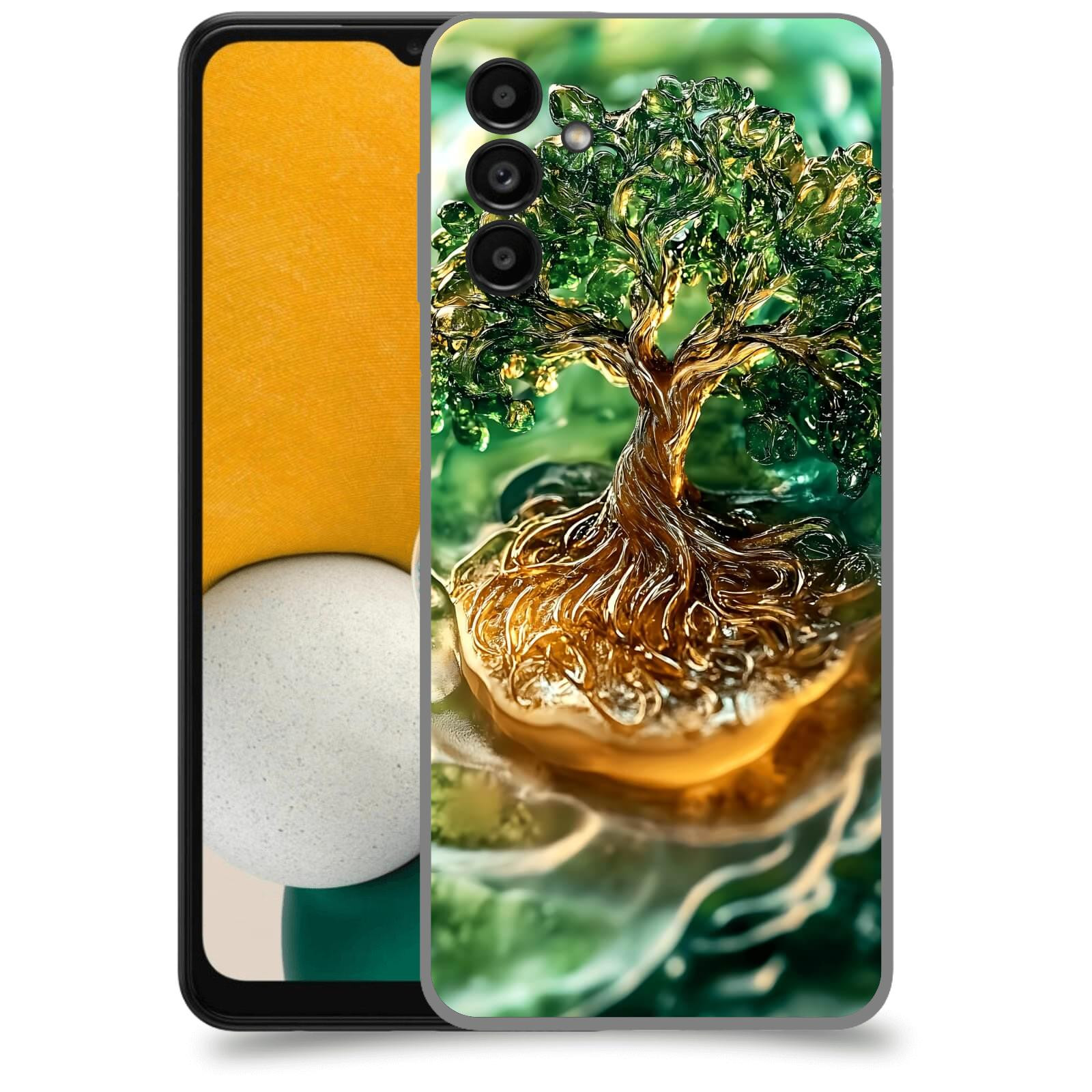 ACOVER Kryt na mobil Samsung Galaxy A13 5G A136B - Golden Moss III