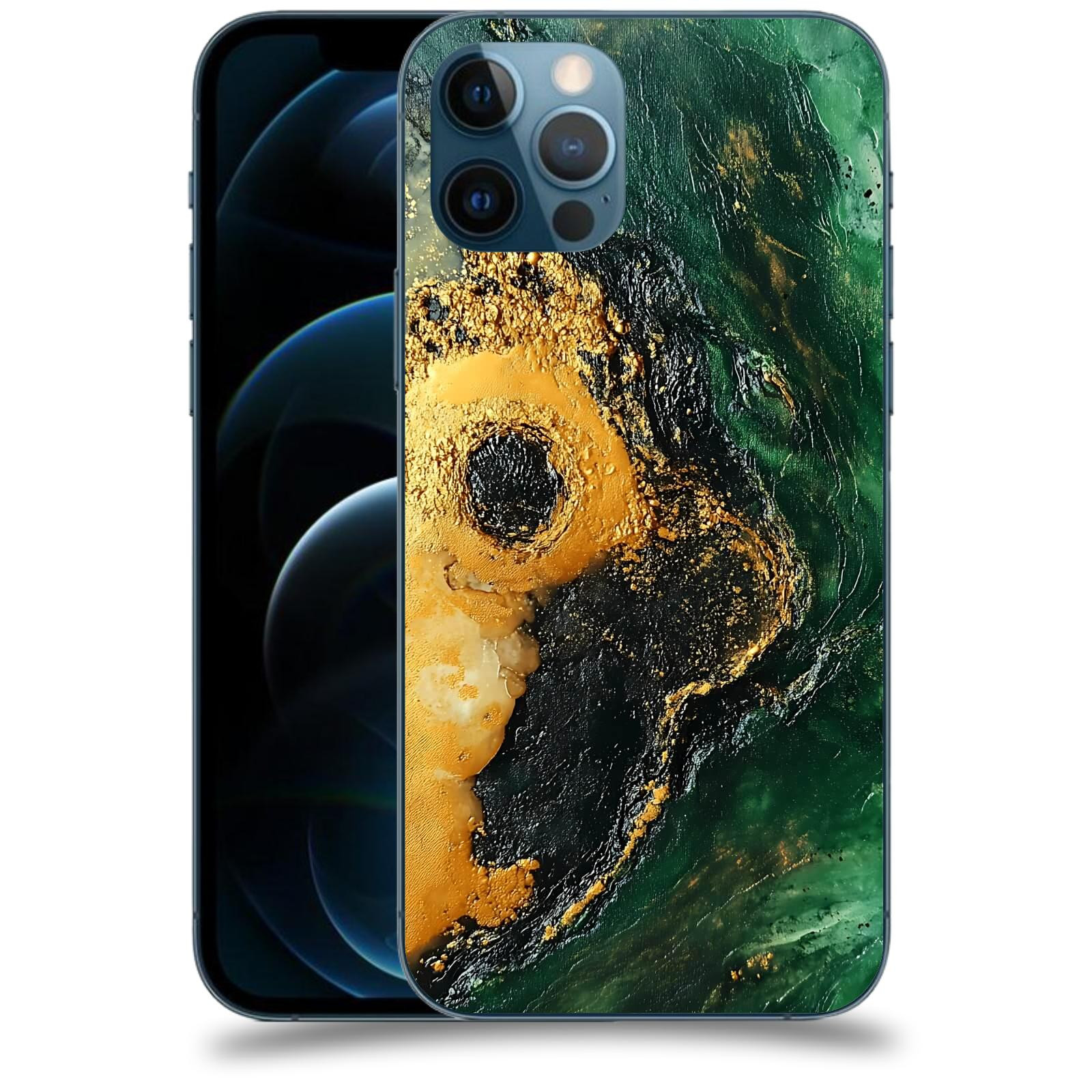 ACOVER Kryt na mobil Apple iPhone 12 Pro - Golden Moss IV