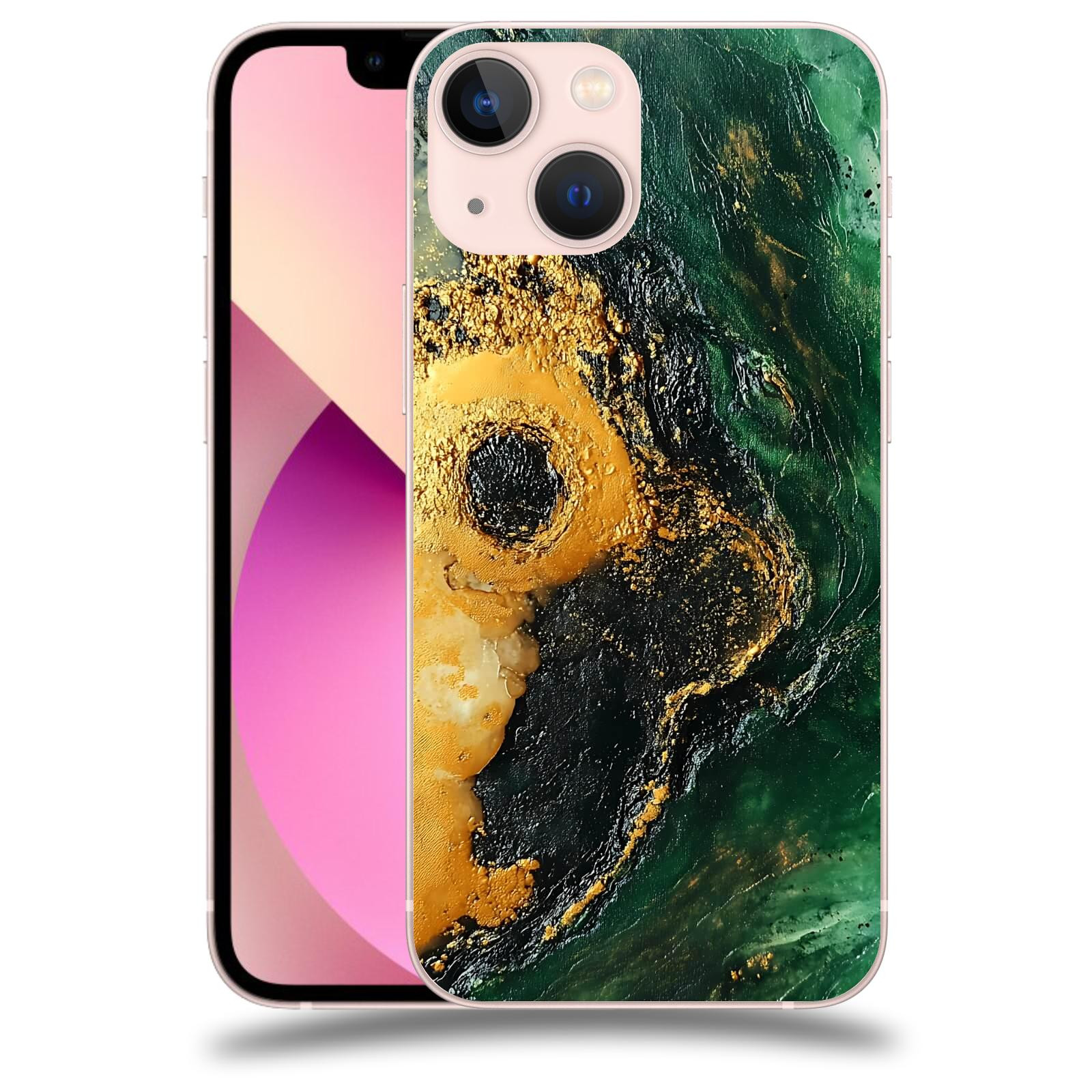 ACOVER Kryt na mobil Apple iPhone 13 mini - Golden Moss IV