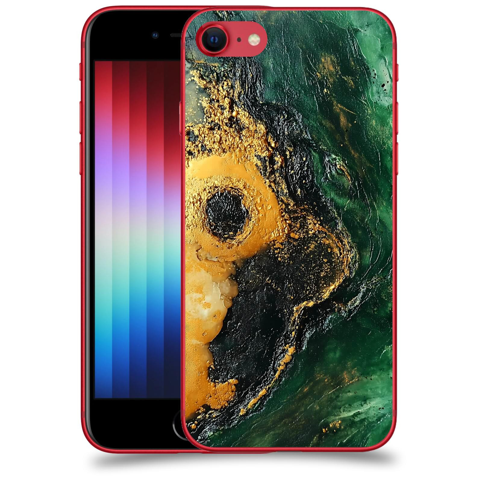 ACOVER Kryt na mobil Apple iPhone SE 2022 - Golden Moss IV