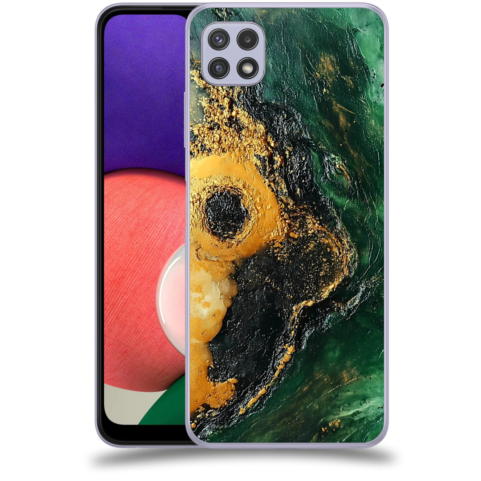 ACOVER Kryt na mobil Samsung Galaxy A22 5G A226B - Golden Moss IV
