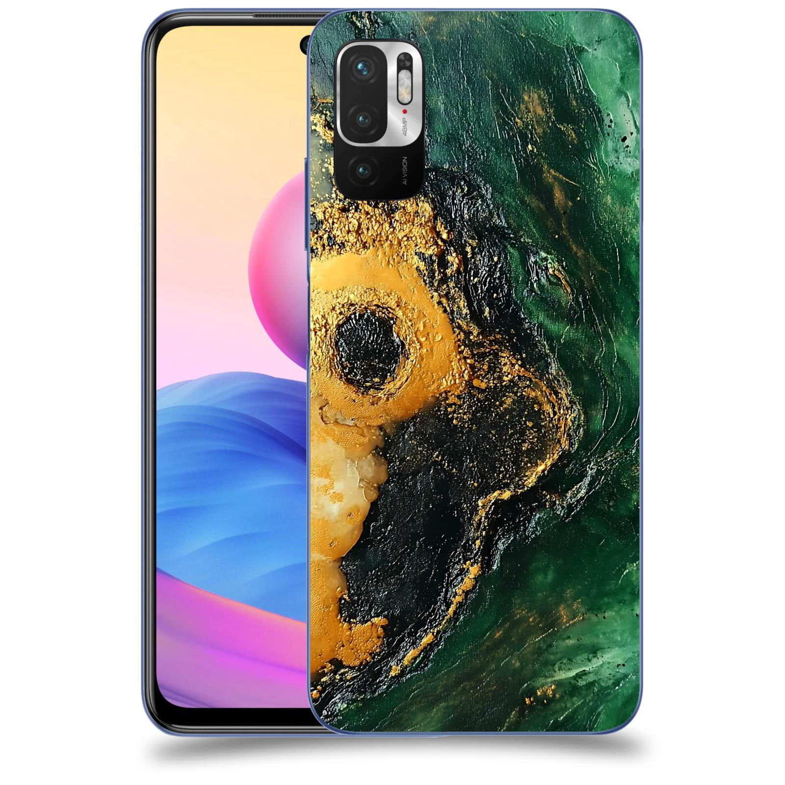 ACOVER Kryt na mobil Xiaomi Redmi Note 10 5G - Golden Moss IV