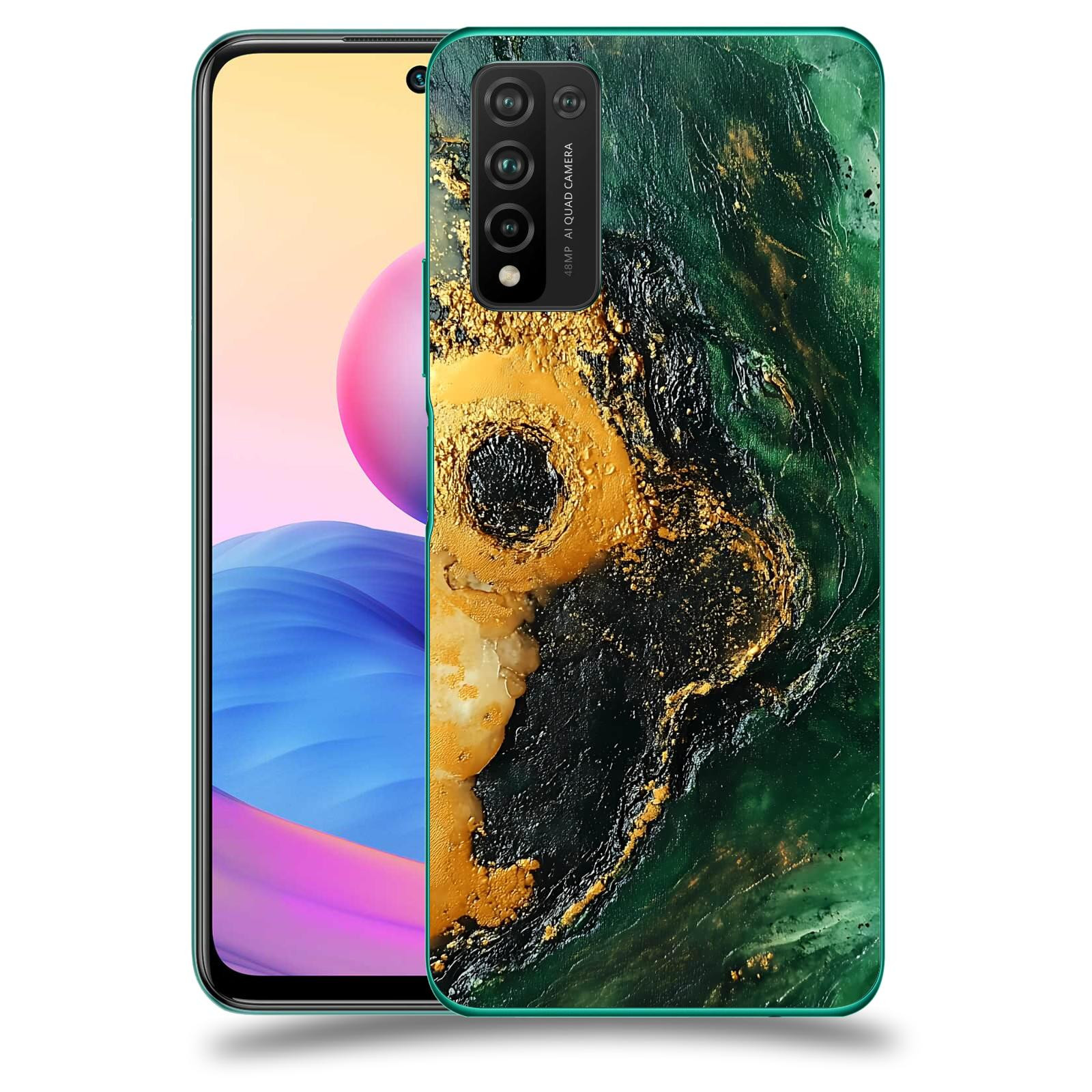 ACOVER Kryt na mobil Honor 10X Lite - Golden Moss IV