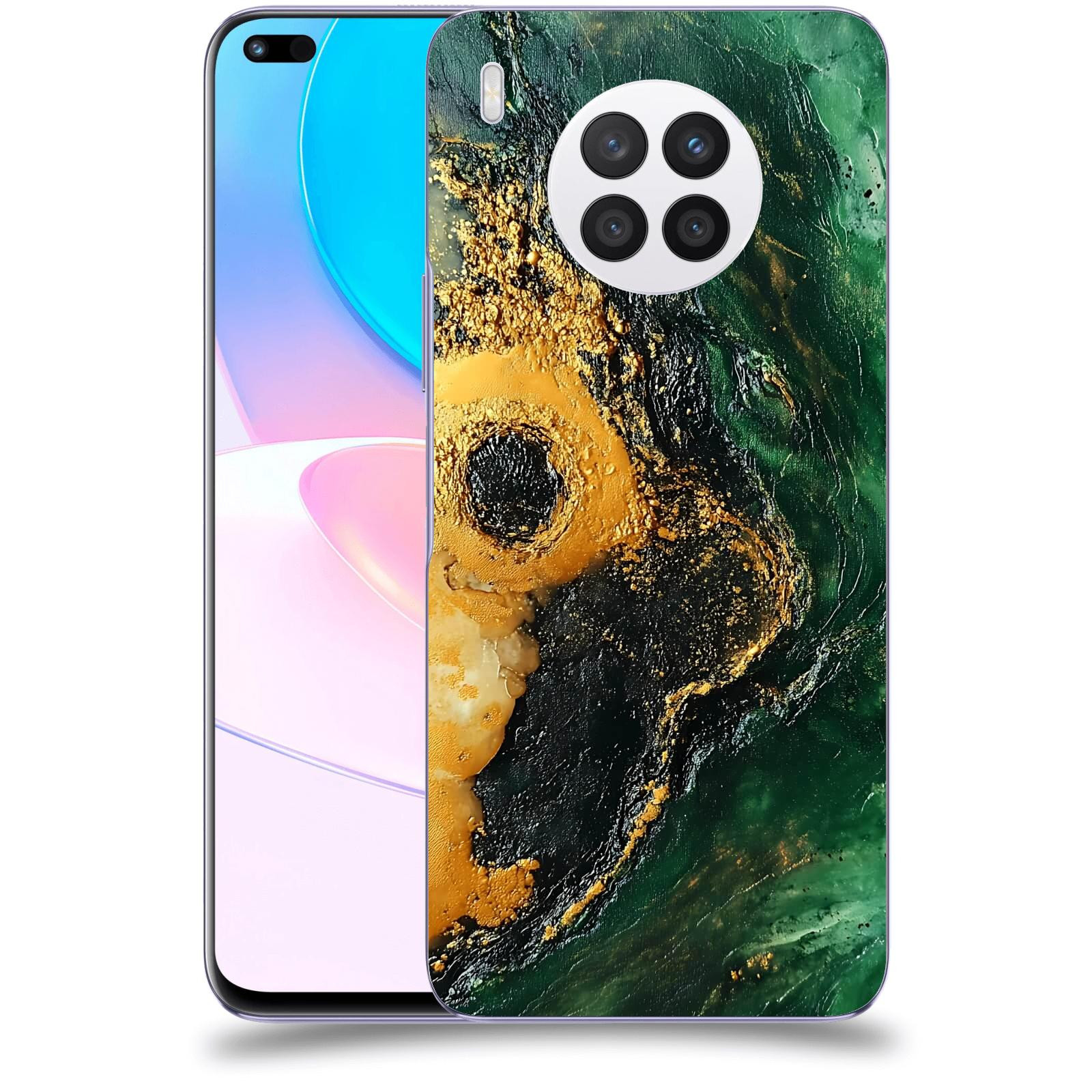 ACOVER Kryt na mobil Huawei Nova 8i - Golden Moss IV