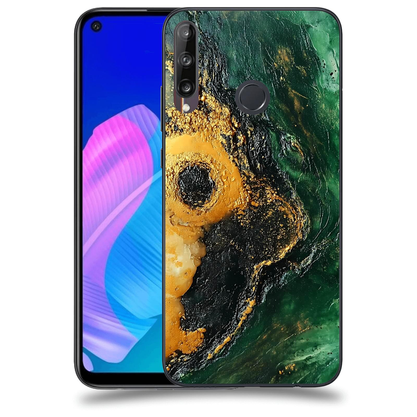 ACOVER Kryt na mobil Huawei P40 Lite E - Golden Moss IV