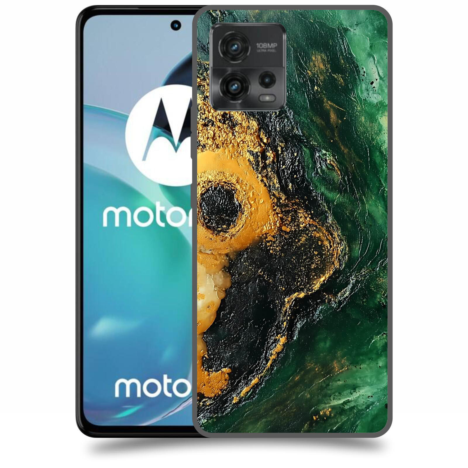 ACOVER Kryt na mobil Motorola Moto G72 - Golden Moss IV