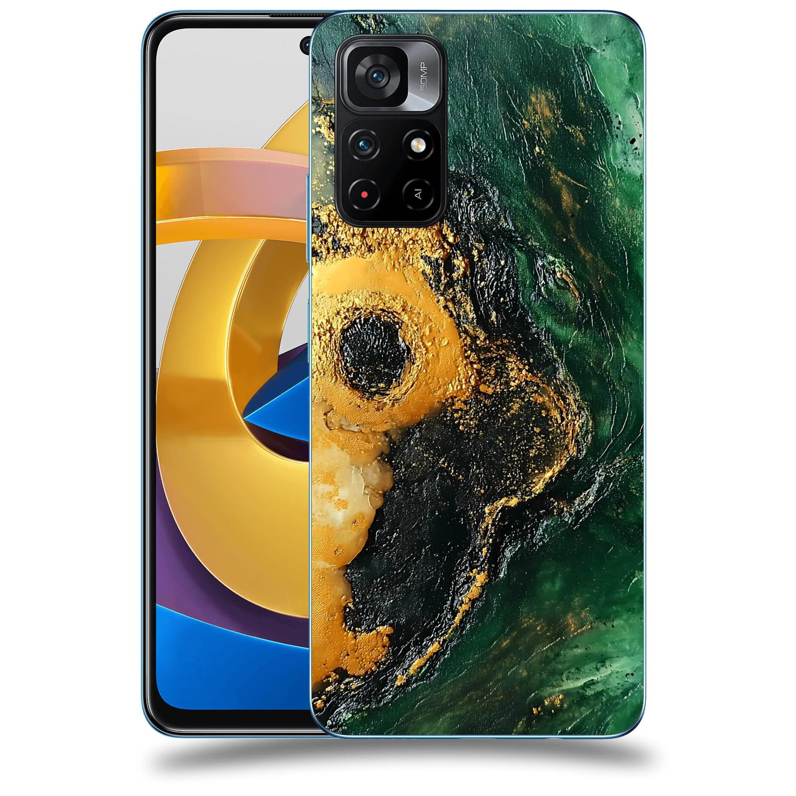 ACOVER Kryt na mobil Xiaomi Poco M4 Pro - Golden Moss IV