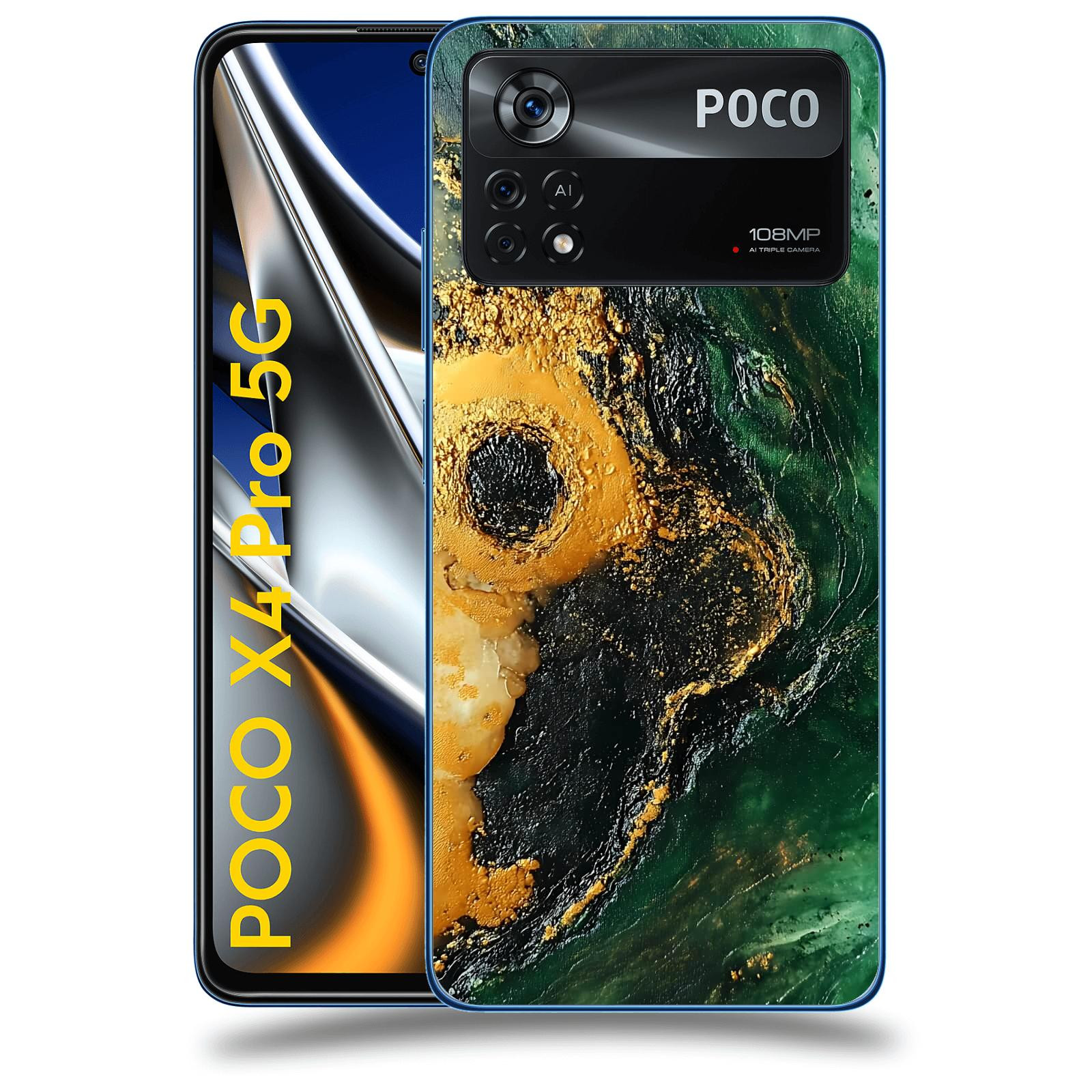 ACOVER Kryt na mobil Xiaomi Poco X4 Pro 5G - Golden Moss IV