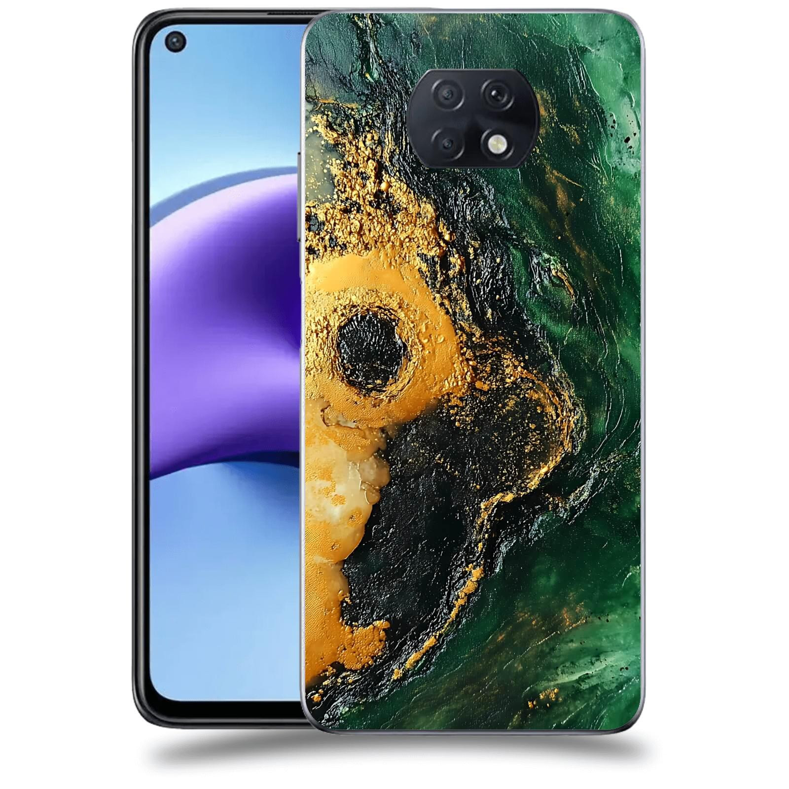 ACOVER Kryt na mobil Xiaomi Redmi Note 9T - Golden Moss IV
