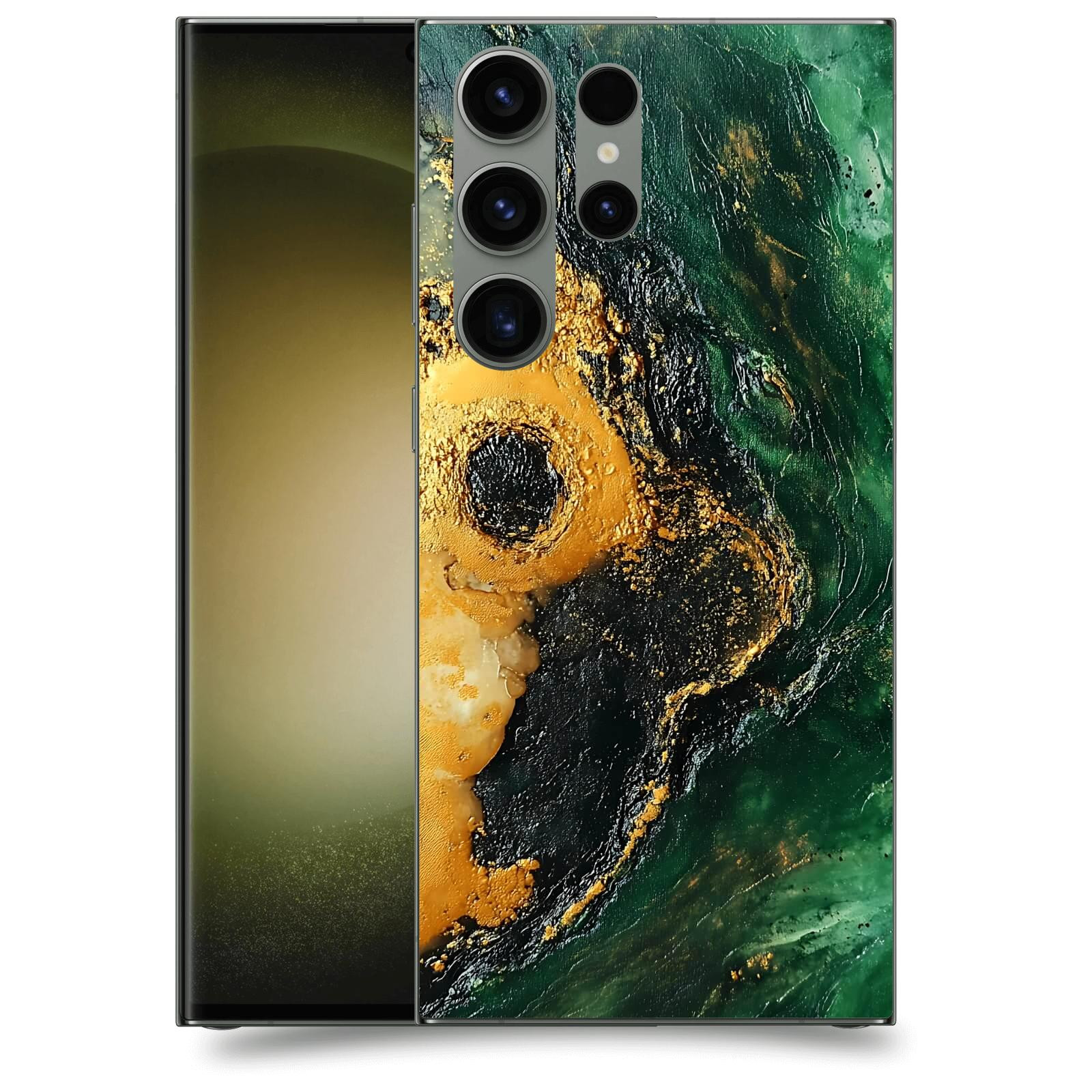 ACOVER Kryt na mobil Samsung Galaxy S23 Ultra 5G - Golden Moss IV