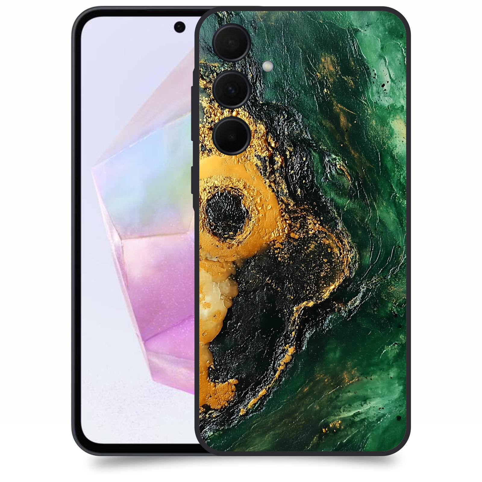 ACOVER Kryt na mobil Samsung Galaxy A35 5G - Golden Moss IV
