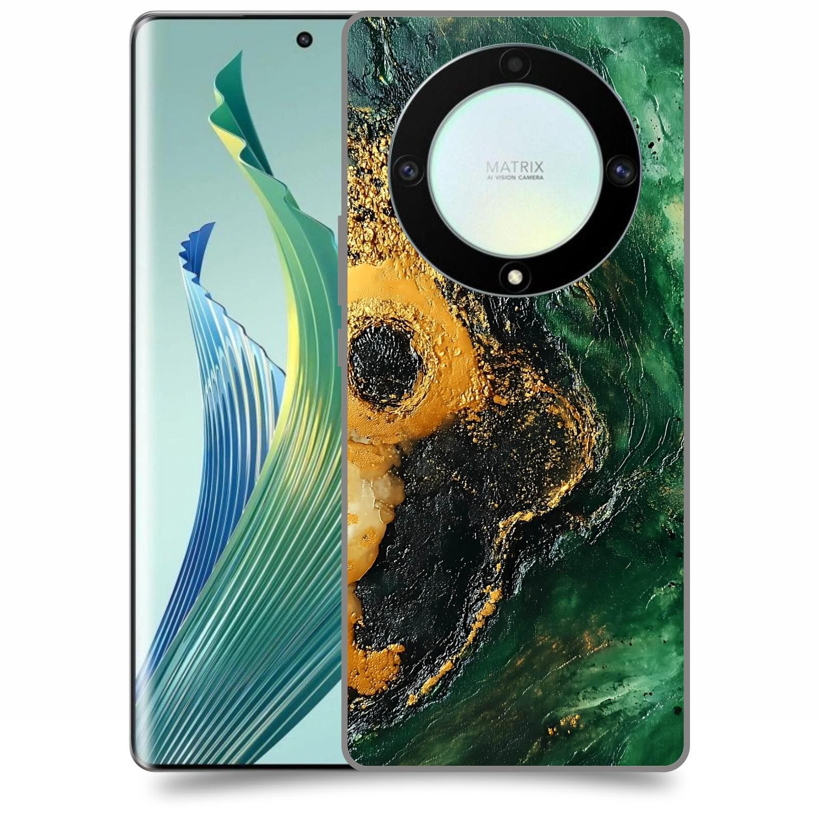 ACOVER Kryt na mobil Honor Magic 5 Lite 5G - Golden Moss IV