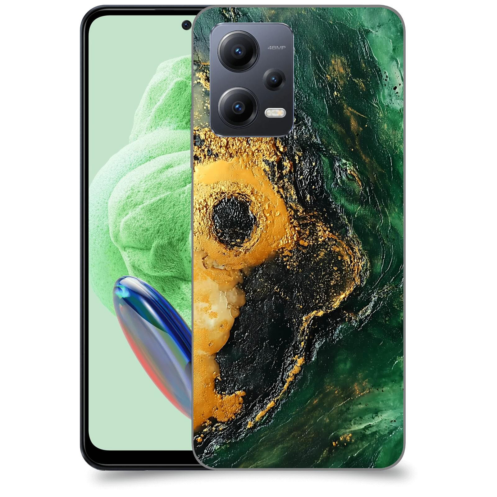 ACOVER Kryt na mobil Xiaomi Redmi Note 12 5G - Golden Moss IV