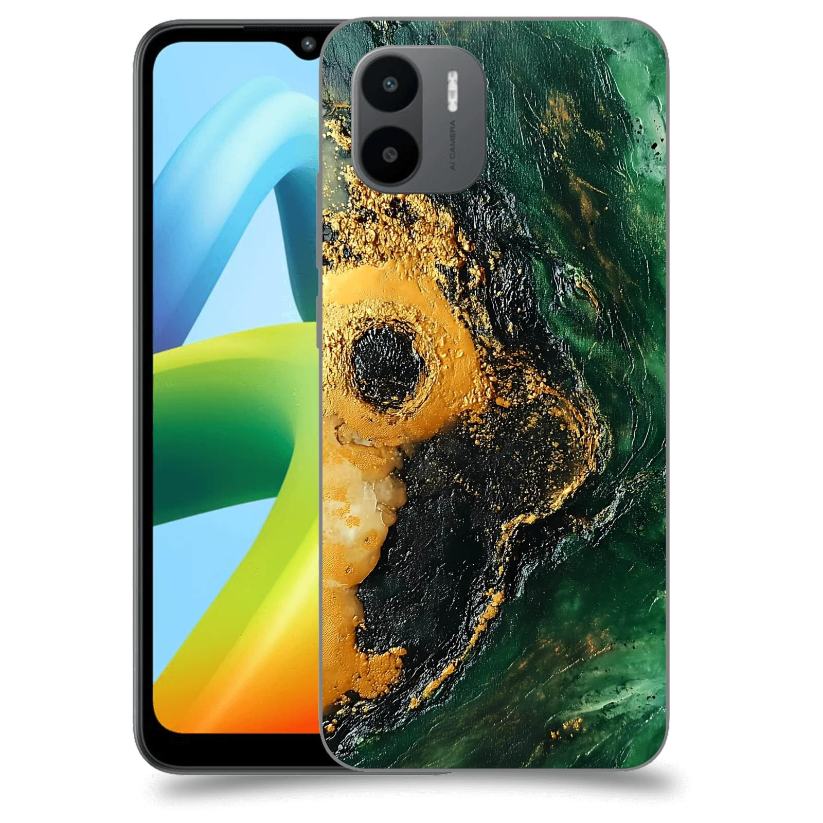 ACOVER Kryt na mobil Xiaomi Redmi A1+ - Golden Moss IV