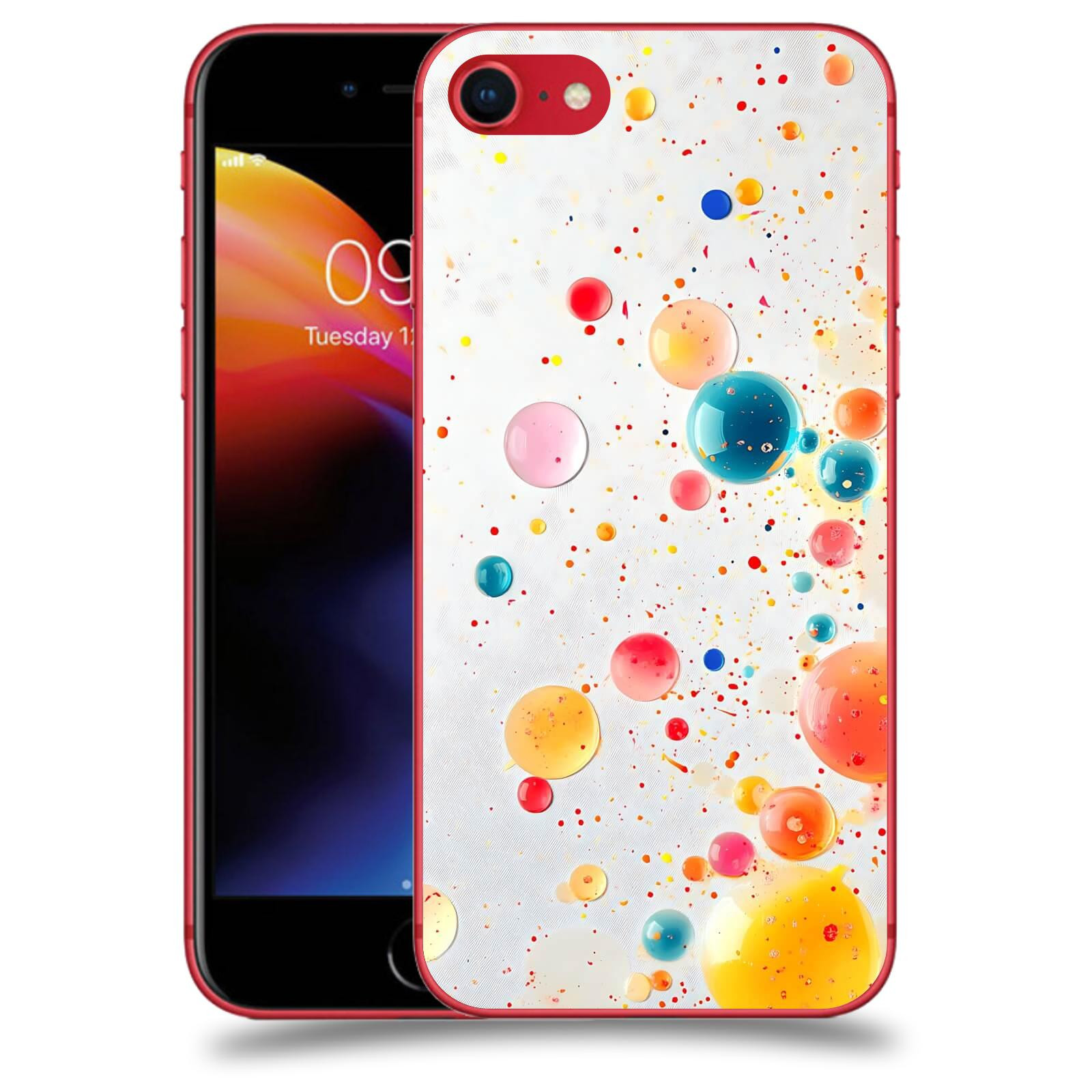 ACOVER Kryt na mobil Apple iPhone 8 - Barevný výbuch