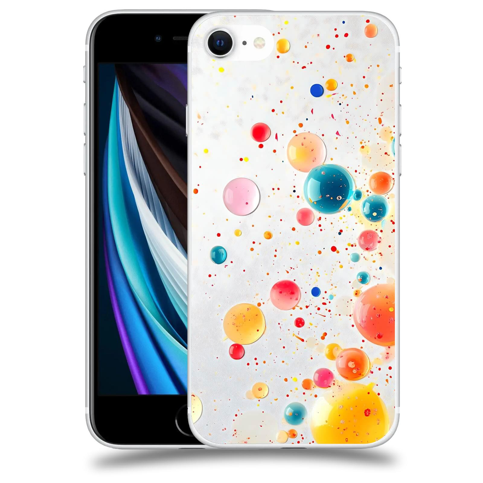 ACOVER Kryt na mobil Apple iPhone SE 2020 - Barevný výbuch
