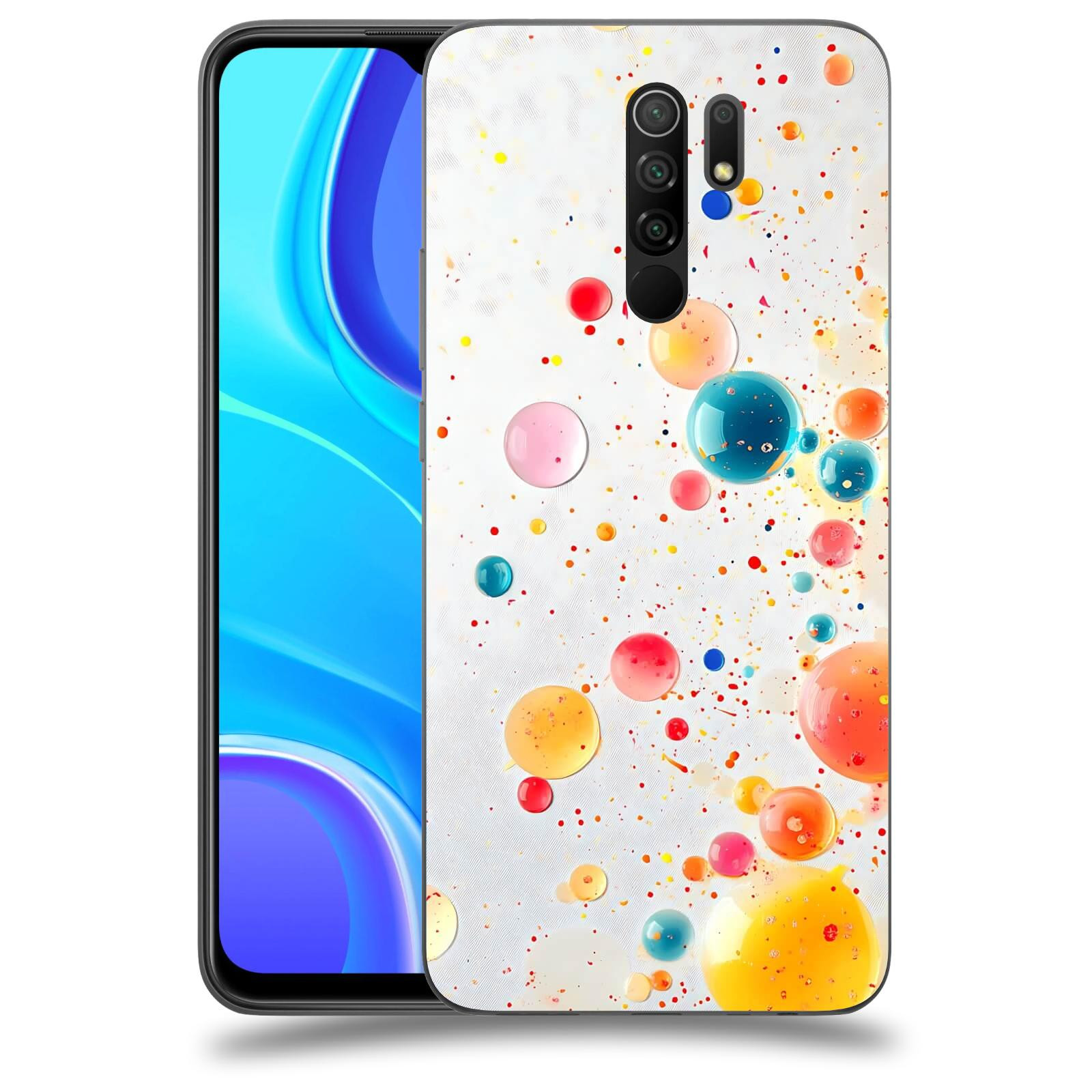 ACOVER Kryt na mobil Xiaomi Redmi 9 - Barevný výbuch