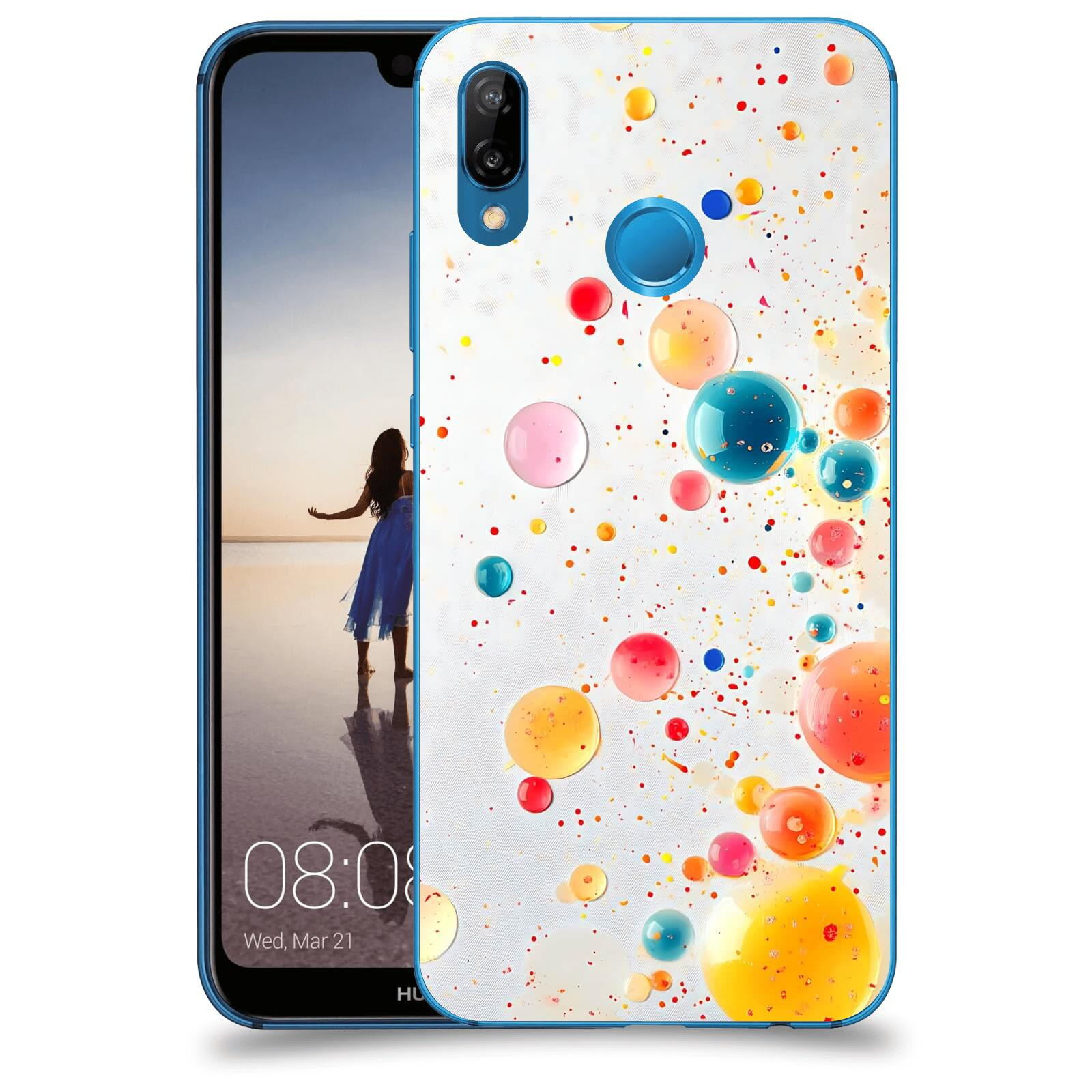 ACOVER Kryt na mobil Huawei P20 Lite - Barevný výbuch