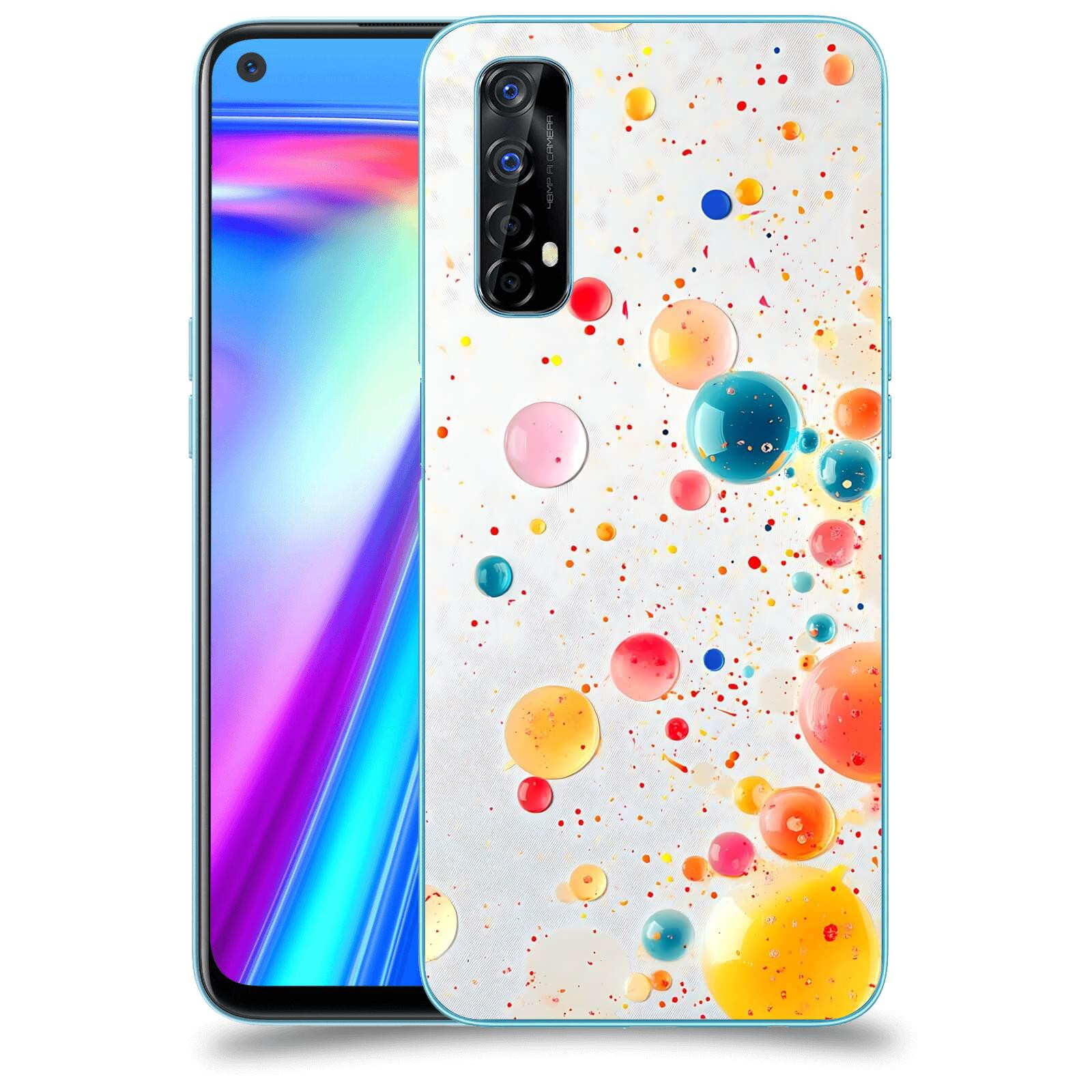 ACOVER Kryt na mobil Realme 7 - Barevný výbuch