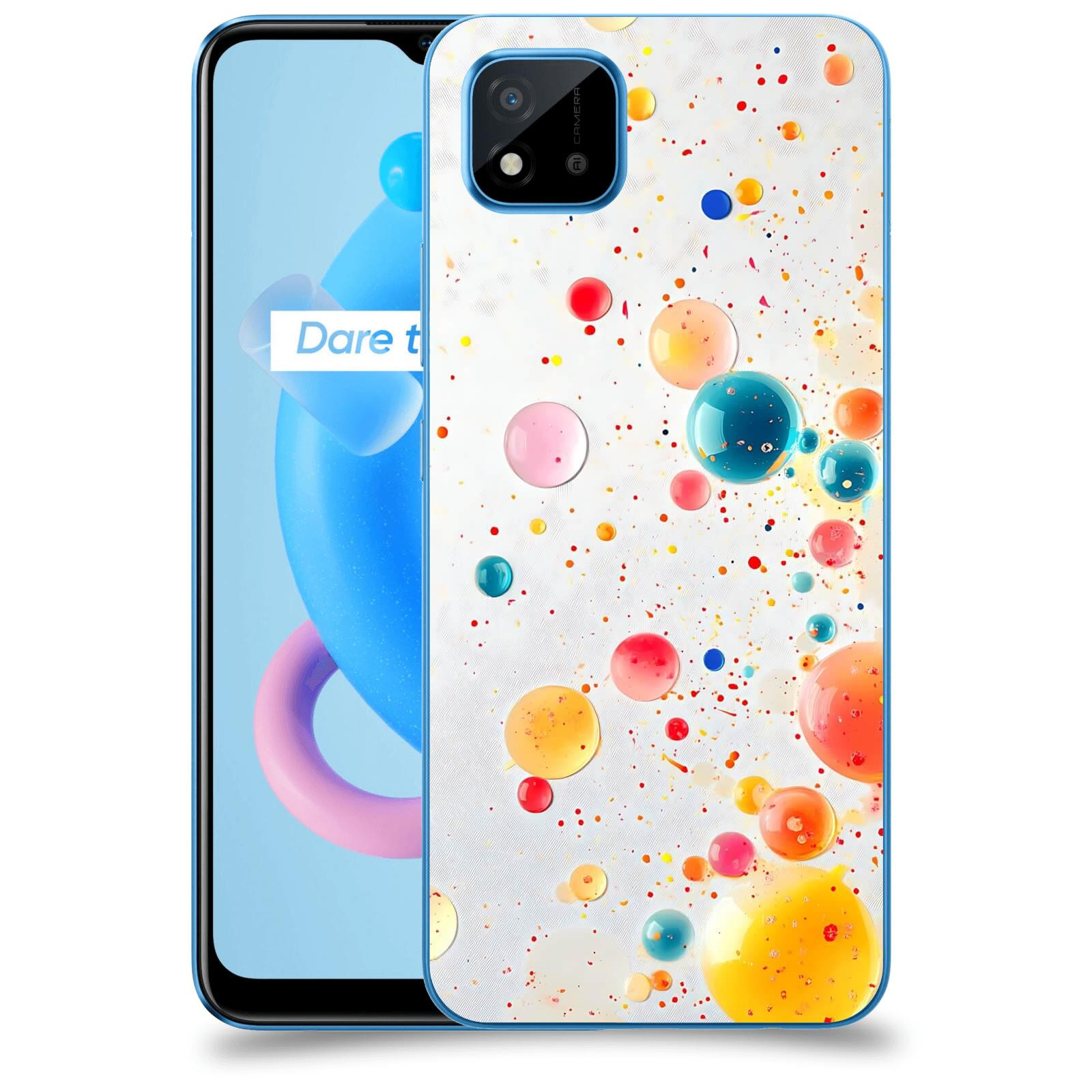 ACOVER Kryt na mobil Realme C11 (2021) - Barevný výbuch