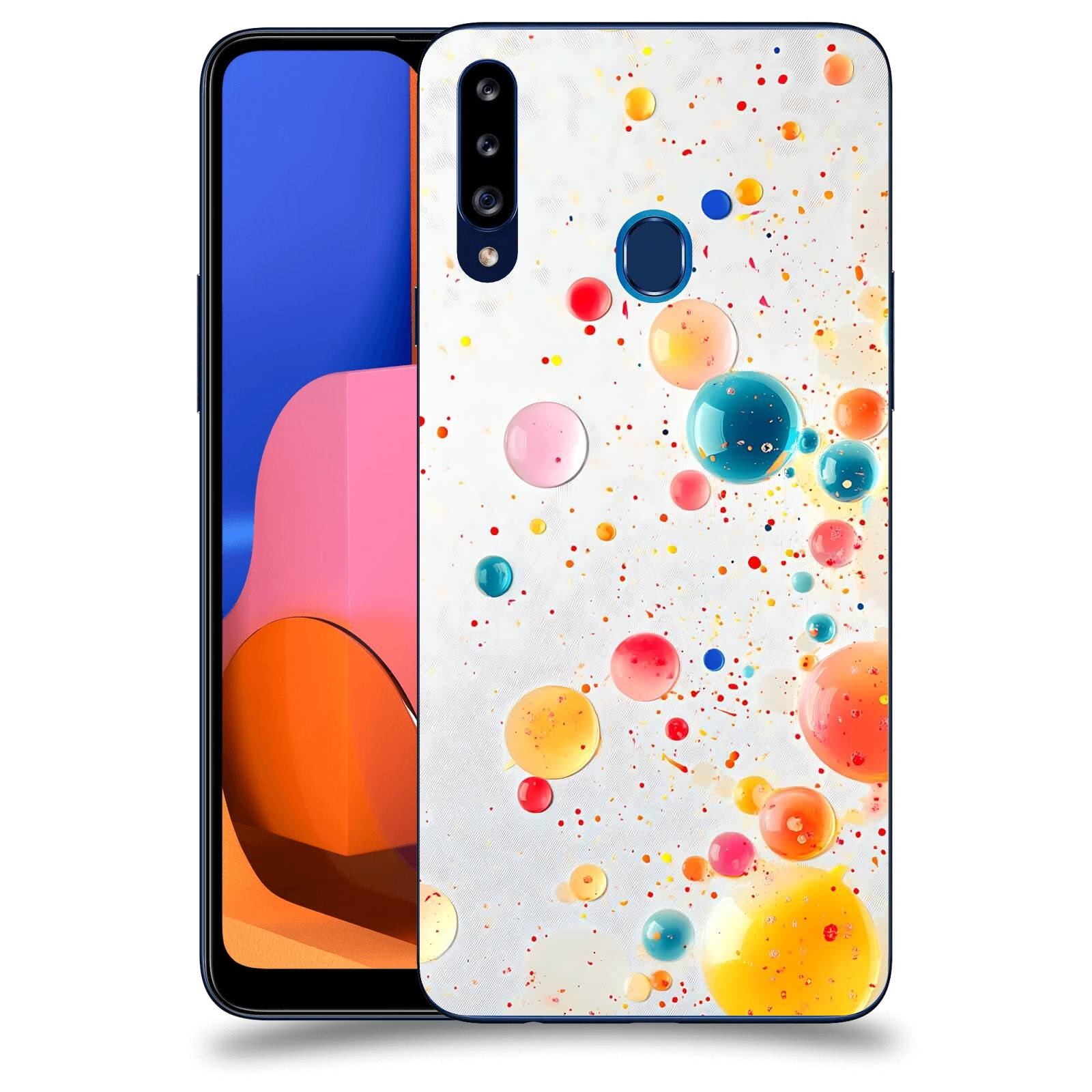 ACOVER Kryt na mobil Samsung Galaxy A20s - Barevný výbuch