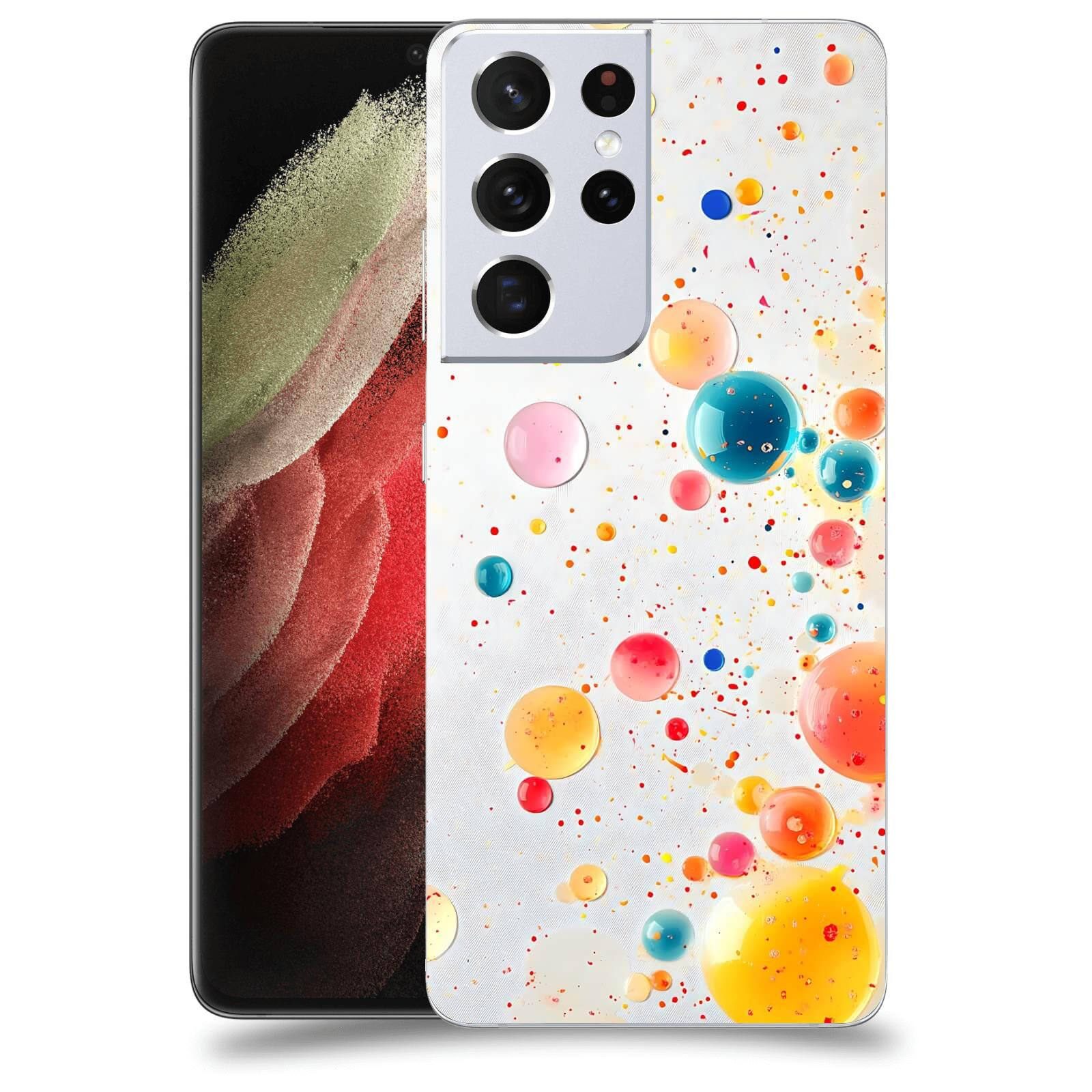 ACOVER Kryt na mobil Samsung Galaxy S21 Ultra 5G G998B - Barevný výbuch