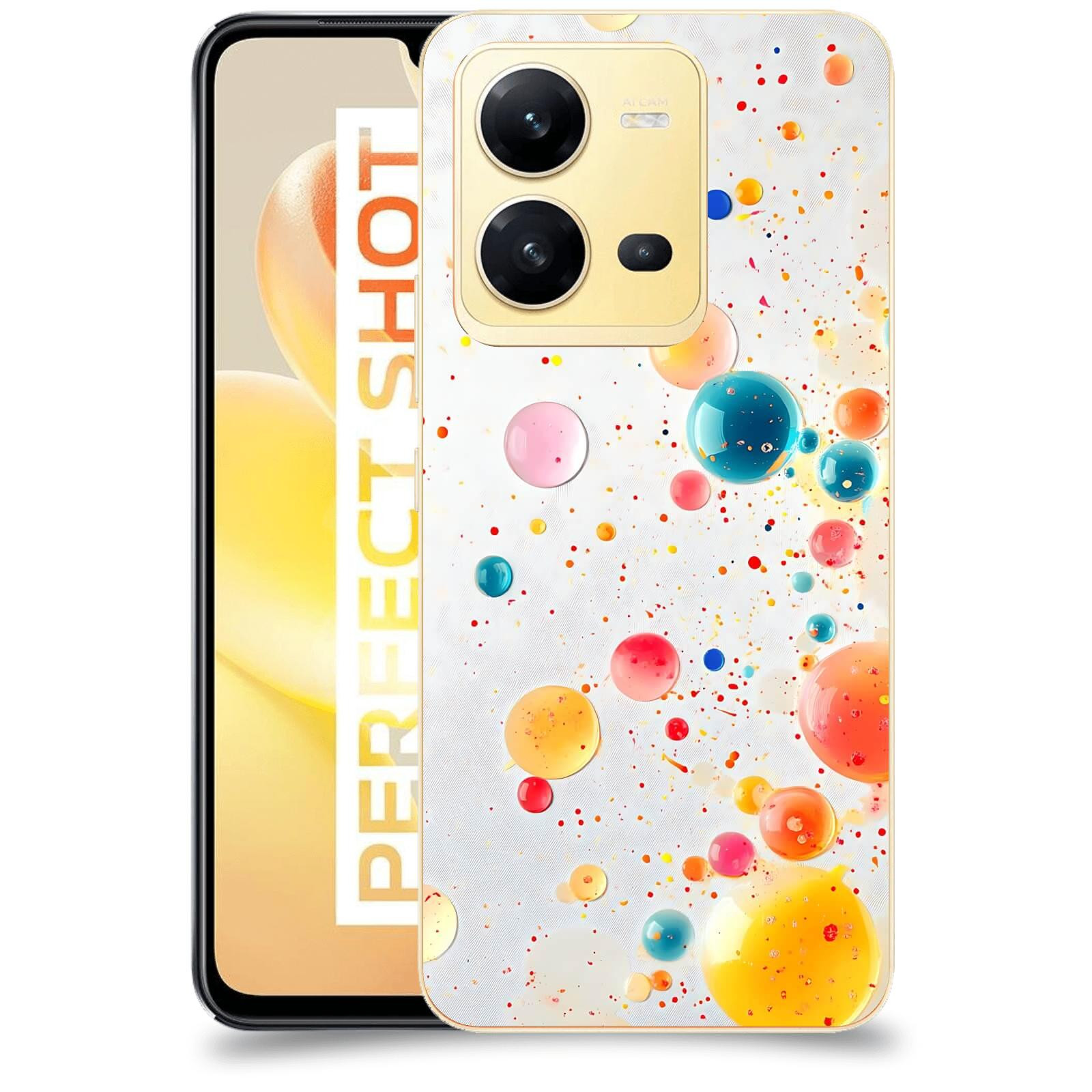 ACOVER Kryt na mobil Vivo X80 Lite - Barevný výbuch