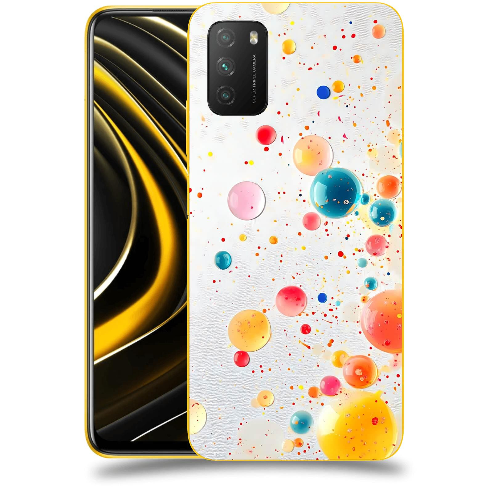 ACOVER Kryt na mobil Xiaomi Poco M3 - Barevný výbuch