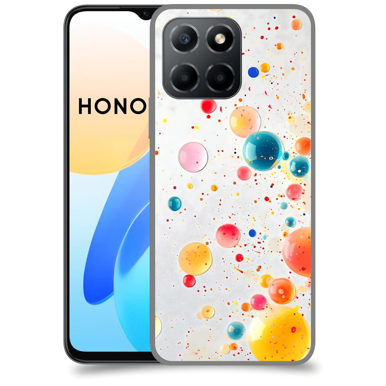 ACOVER Kryt na mobil Honor X8 4G - Barevný výbuch