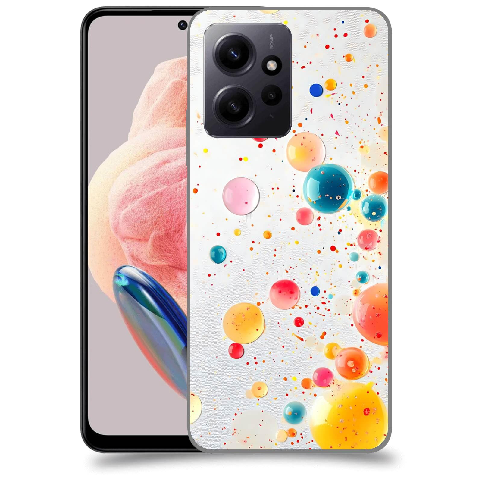 ACOVER Kryt na mobil Xiaomi Redmi Note 12 4G - Barevný výbuch