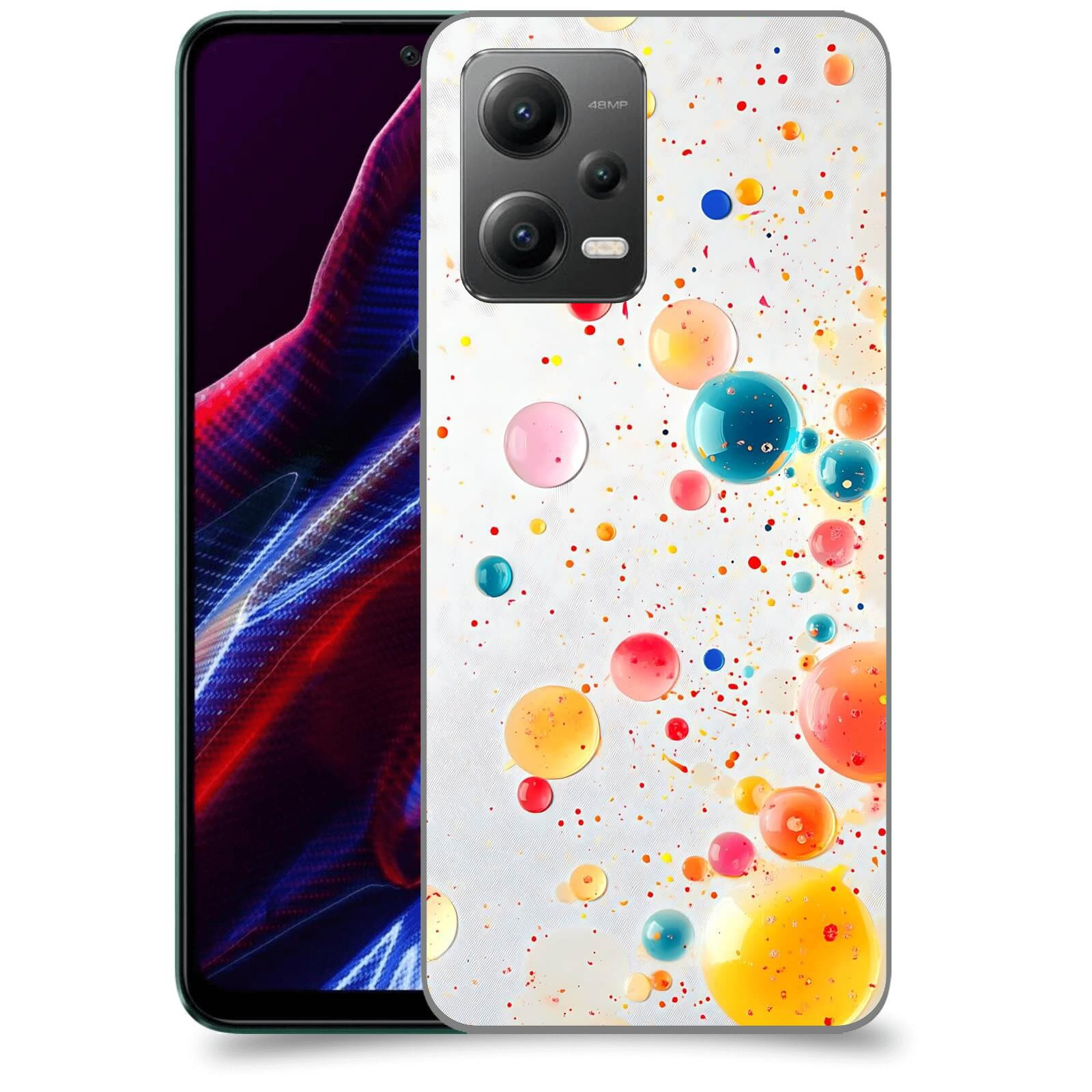 ACOVER Kryt na mobil Xiaomi Poco X5 - Barevný výbuch
