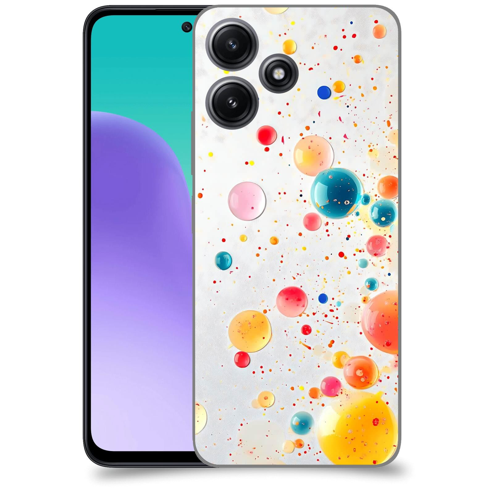ACOVER Kryt na mobil Xiaomi Redmi 12 5G - Barevný výbuch