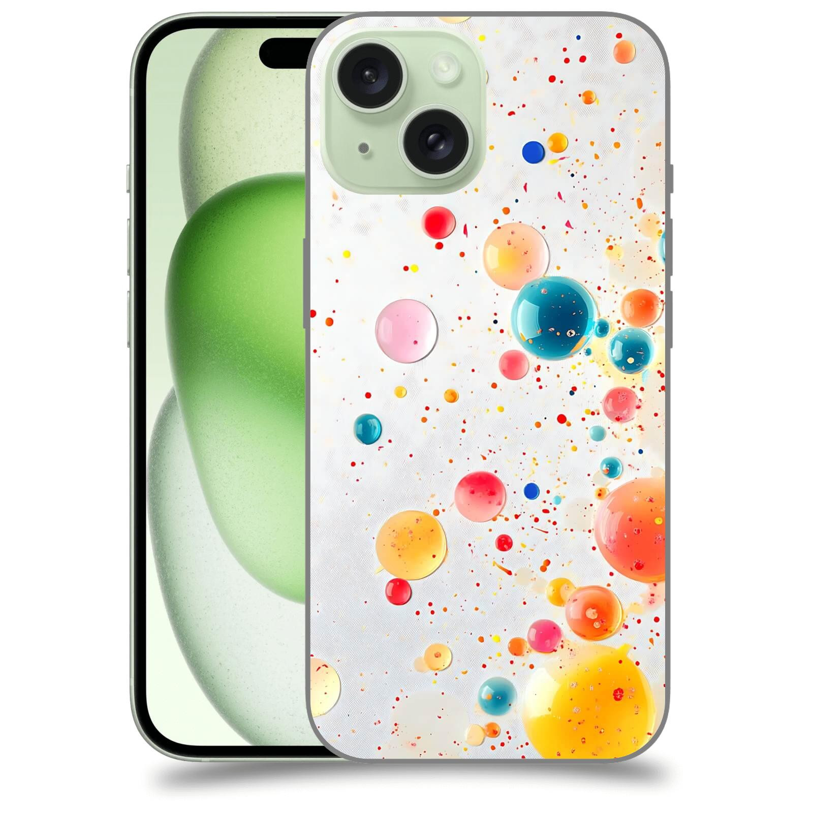 ACOVER Kryt na mobil Apple iPhone 15 - Barevný výbuch